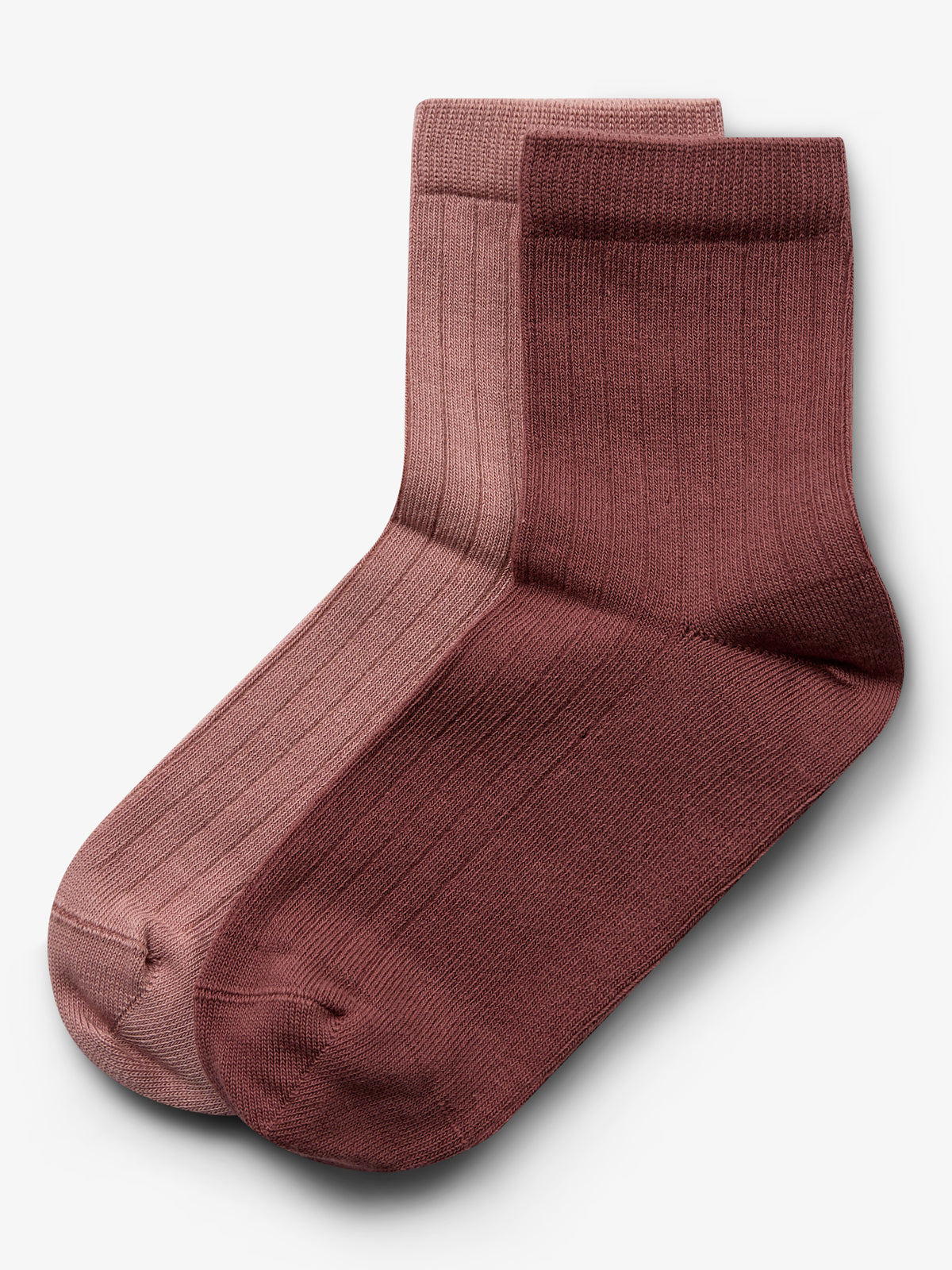 Socks 2-pack - Kids - Dusty Rose/Dark Rose