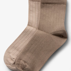 Socks 2-pack - Kids - Moonlight/Dark Beige