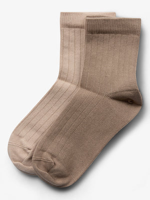 Socks 2-pack - Kids - Moonlight/Dark Beige