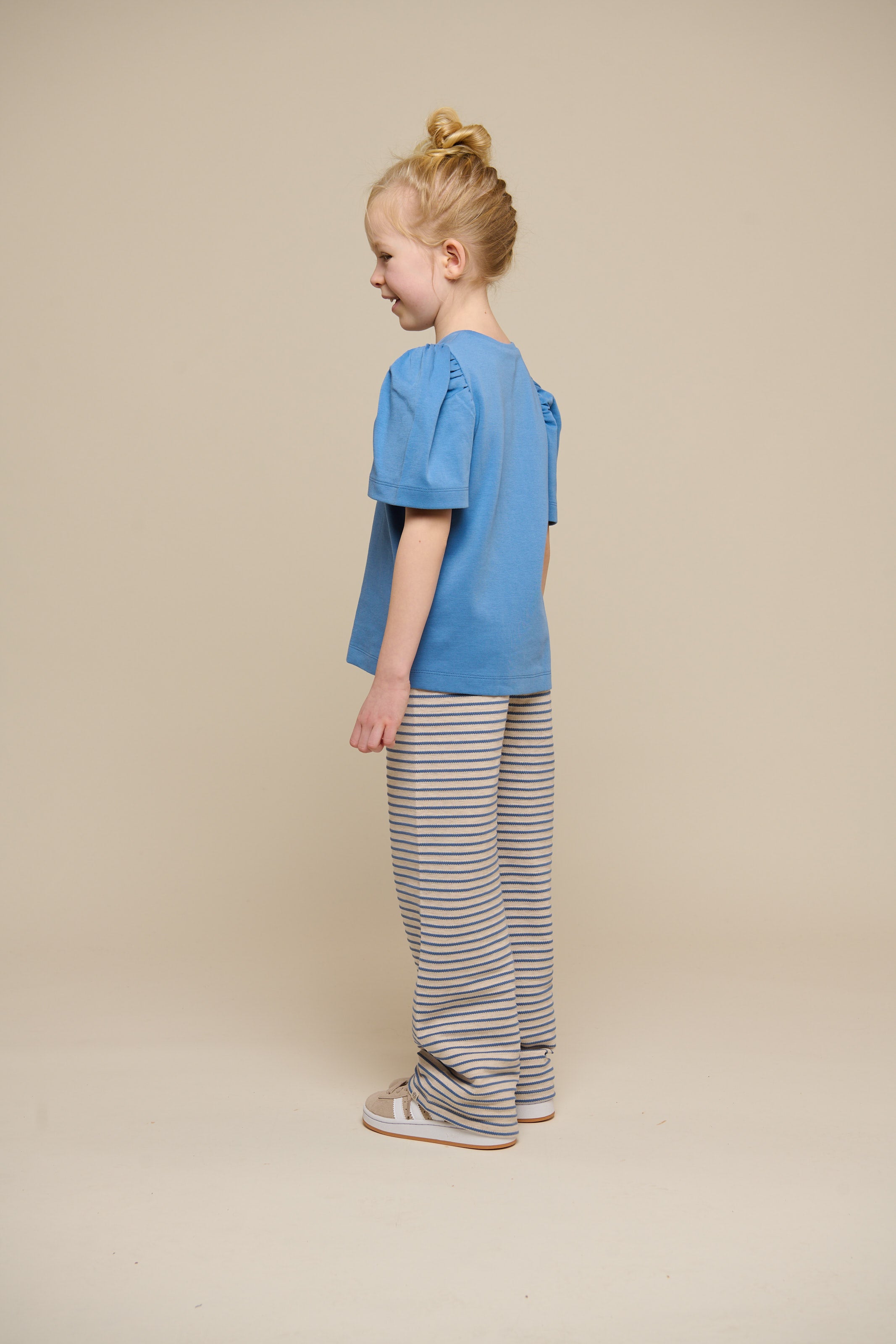 T-shirt With Embroidery - Tween - Dusty Blue | 101238 Amanda