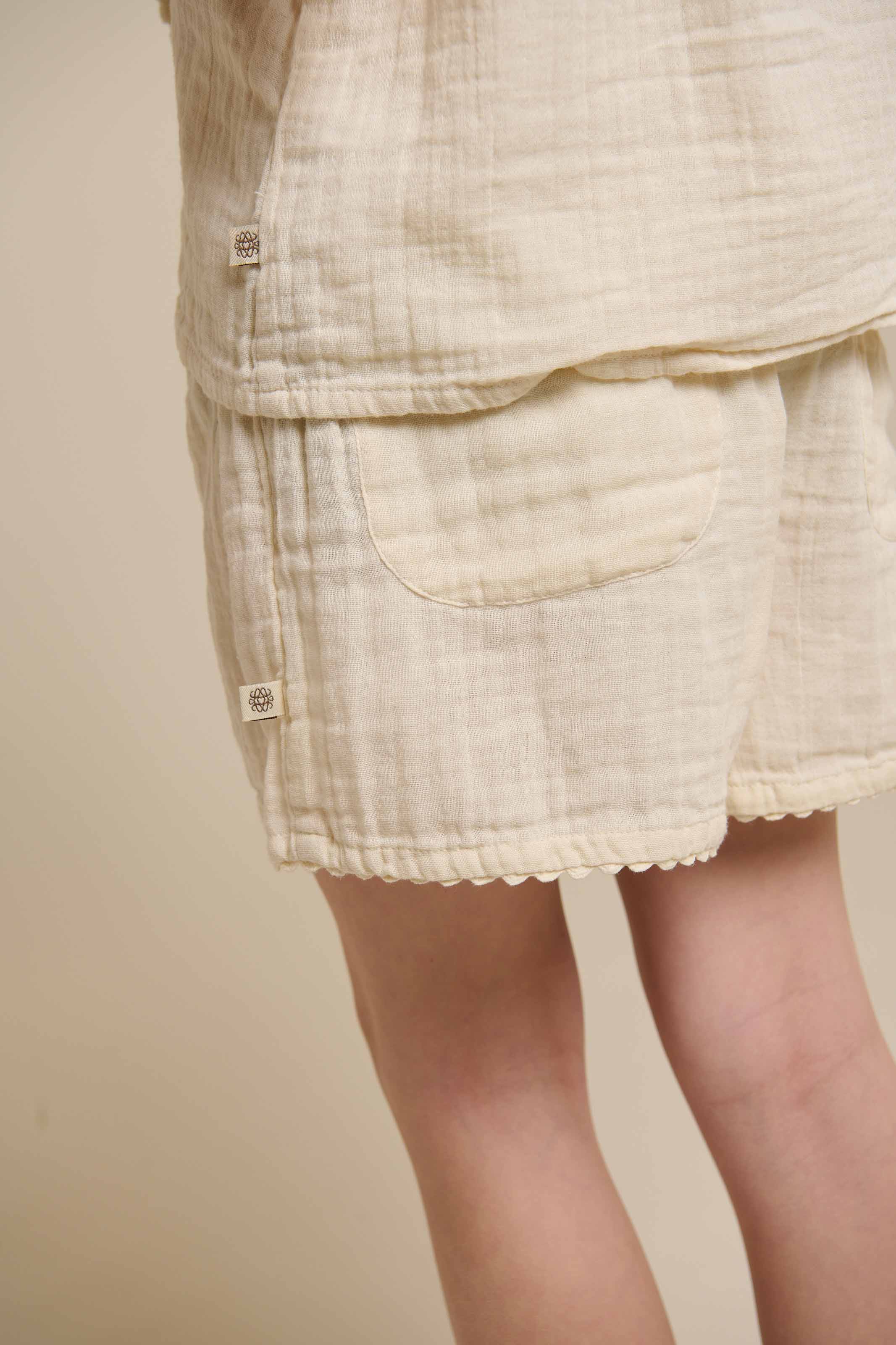 Gauze Shorts - Tween - Off White | 100925 Jasmine