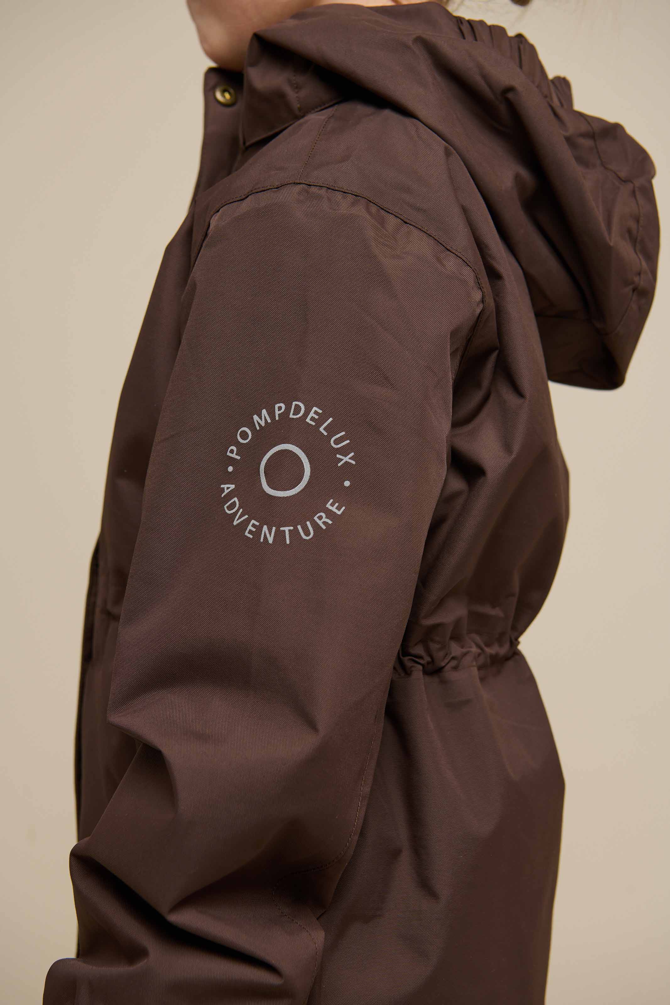 Shell Jacket with Drawstring - Tween - Chocolate | 100498 Lucy