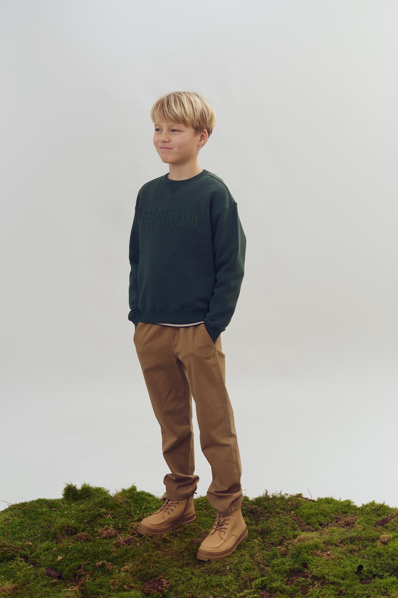 Casual Pull-on Chinos - Tween - Walnut