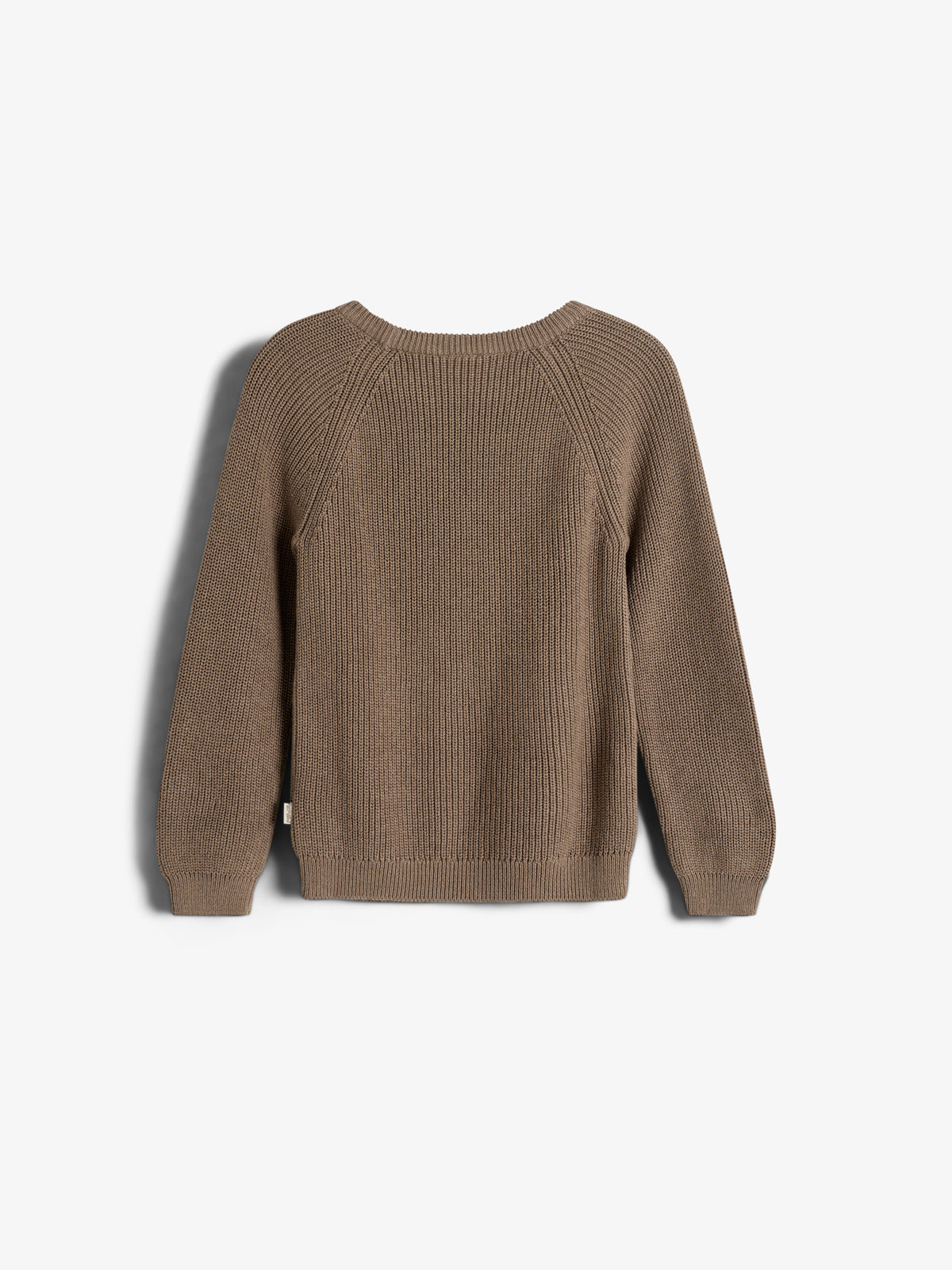 Cotton Knit Sweater - Tween - Beige Melange