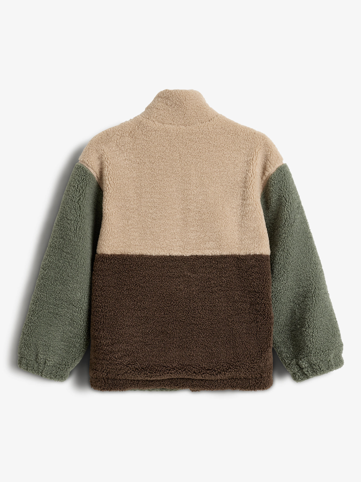 Dark green teddy jacket deals
