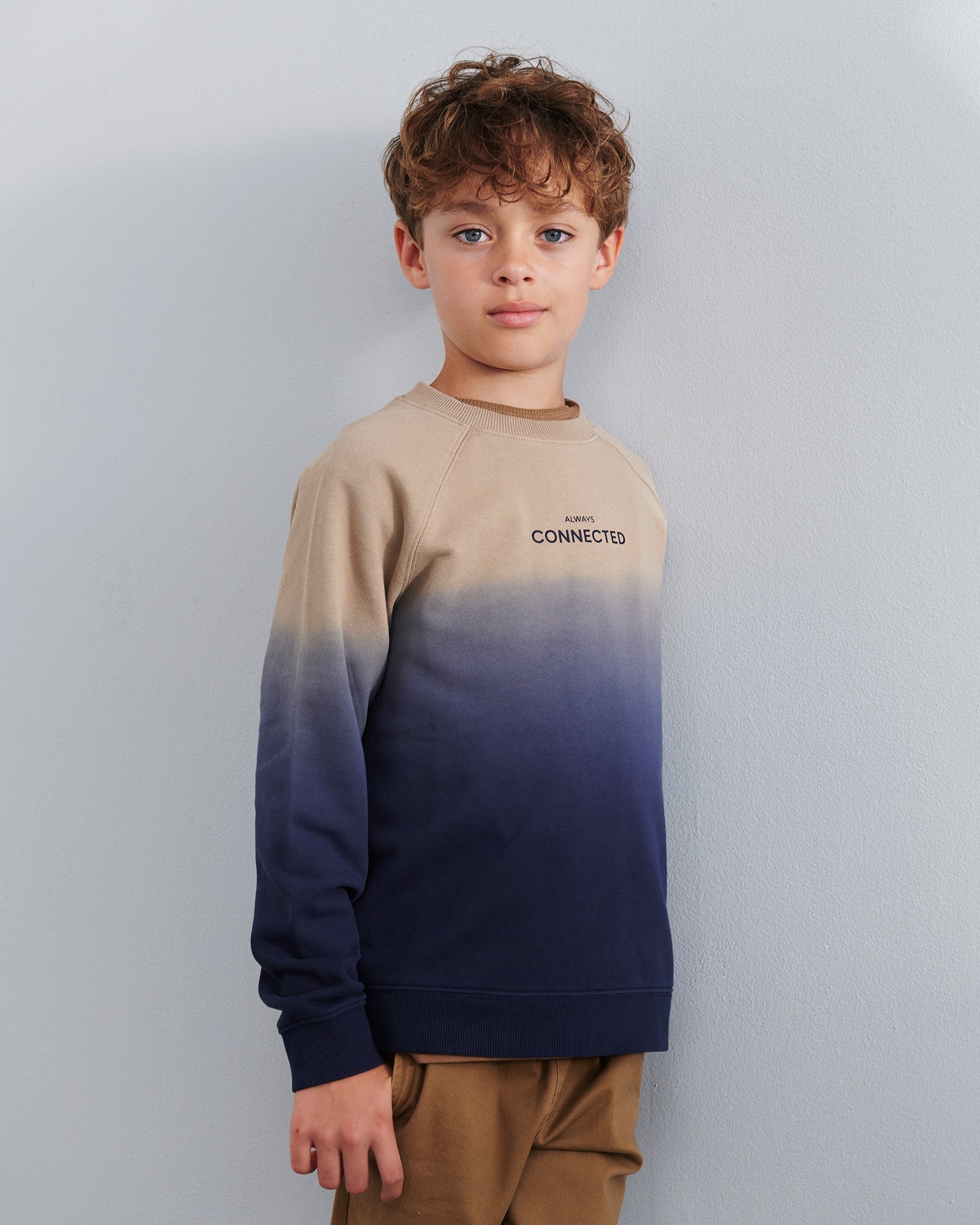 Dip-dye Sweatshirt - Tween - Blue