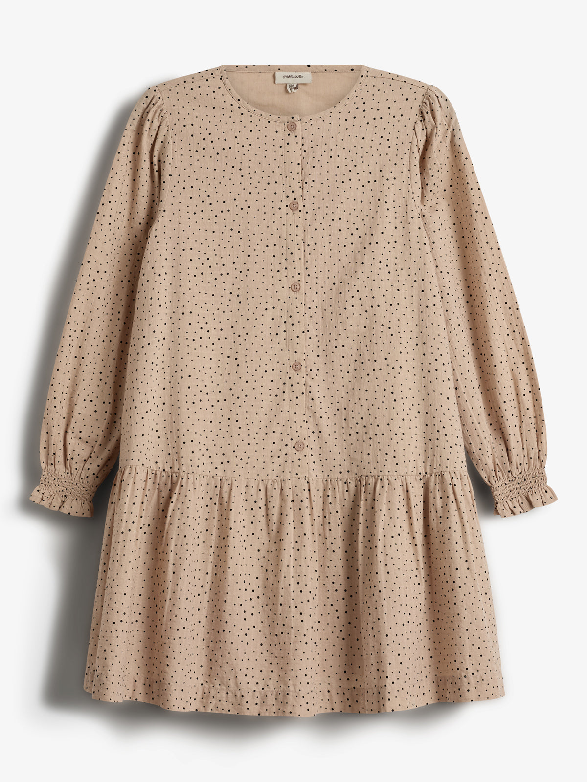 Cotton Dress w. Micro Dots - Tween - Moonlight