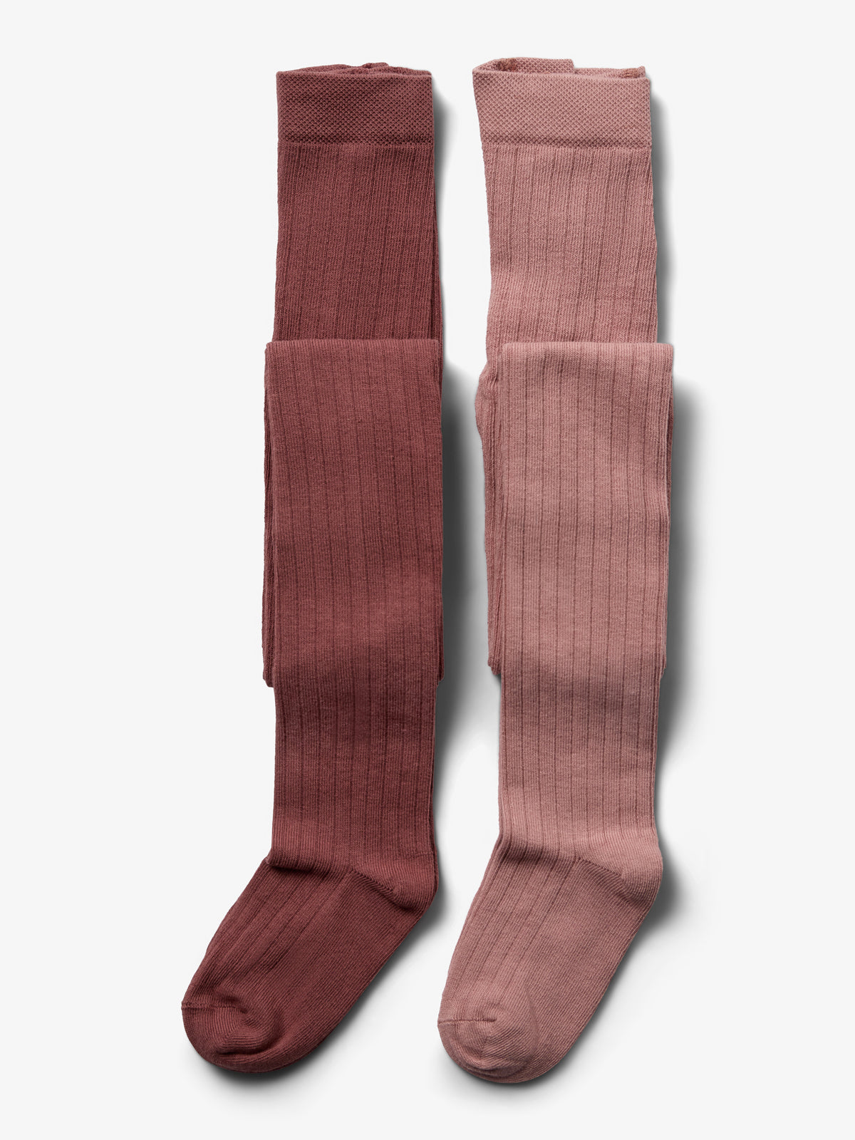 Tights 2-pack - Tween - Dusty Rose /Dark Rose