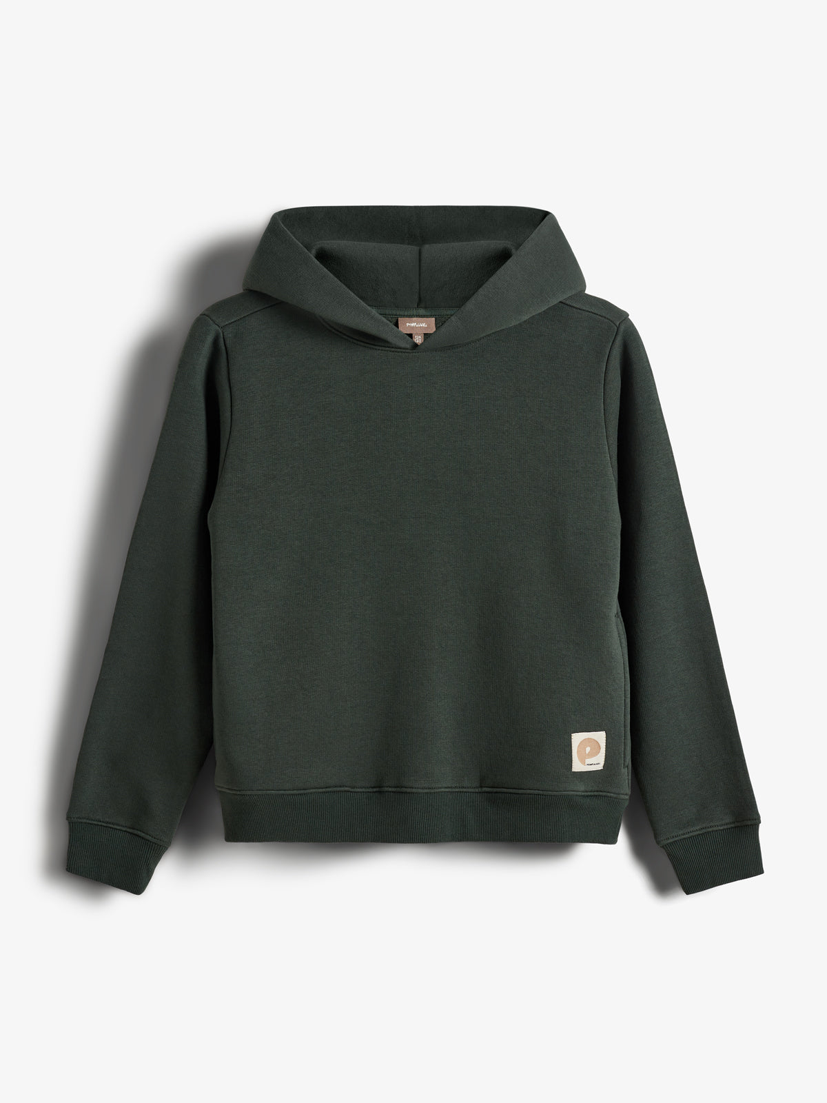 Hoodie w. Side Pocket - Tween - Dark Green