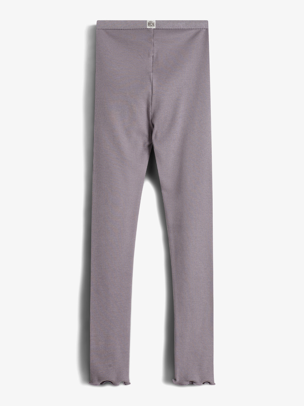 Basic Modal Rib Leggings - Tween - Dusty Purple