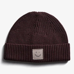 Ribbed Knit Beanie - Tween - Dark Purple