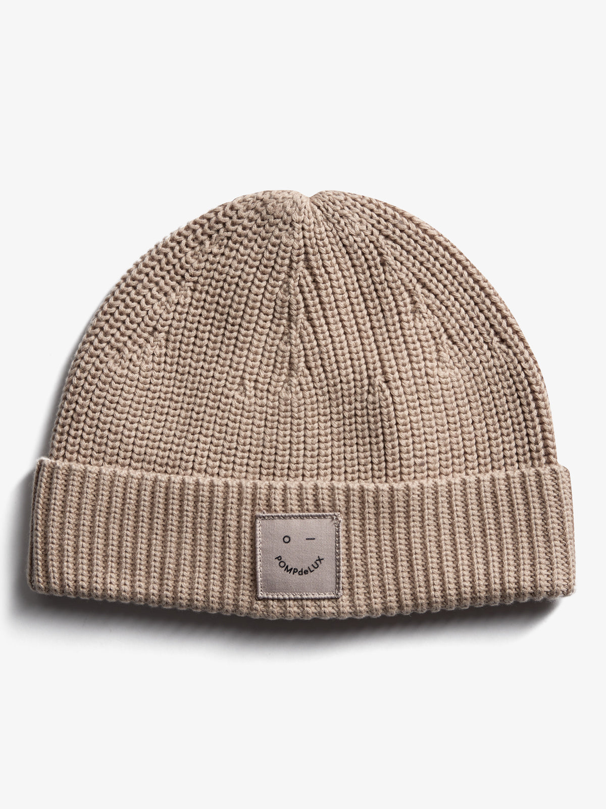 Ribbed Knit Beanie - Kids - Beige