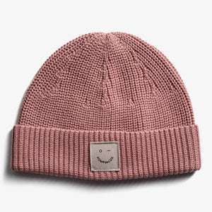 Ribbed Knit Beanie - Tween - Dusty Rose