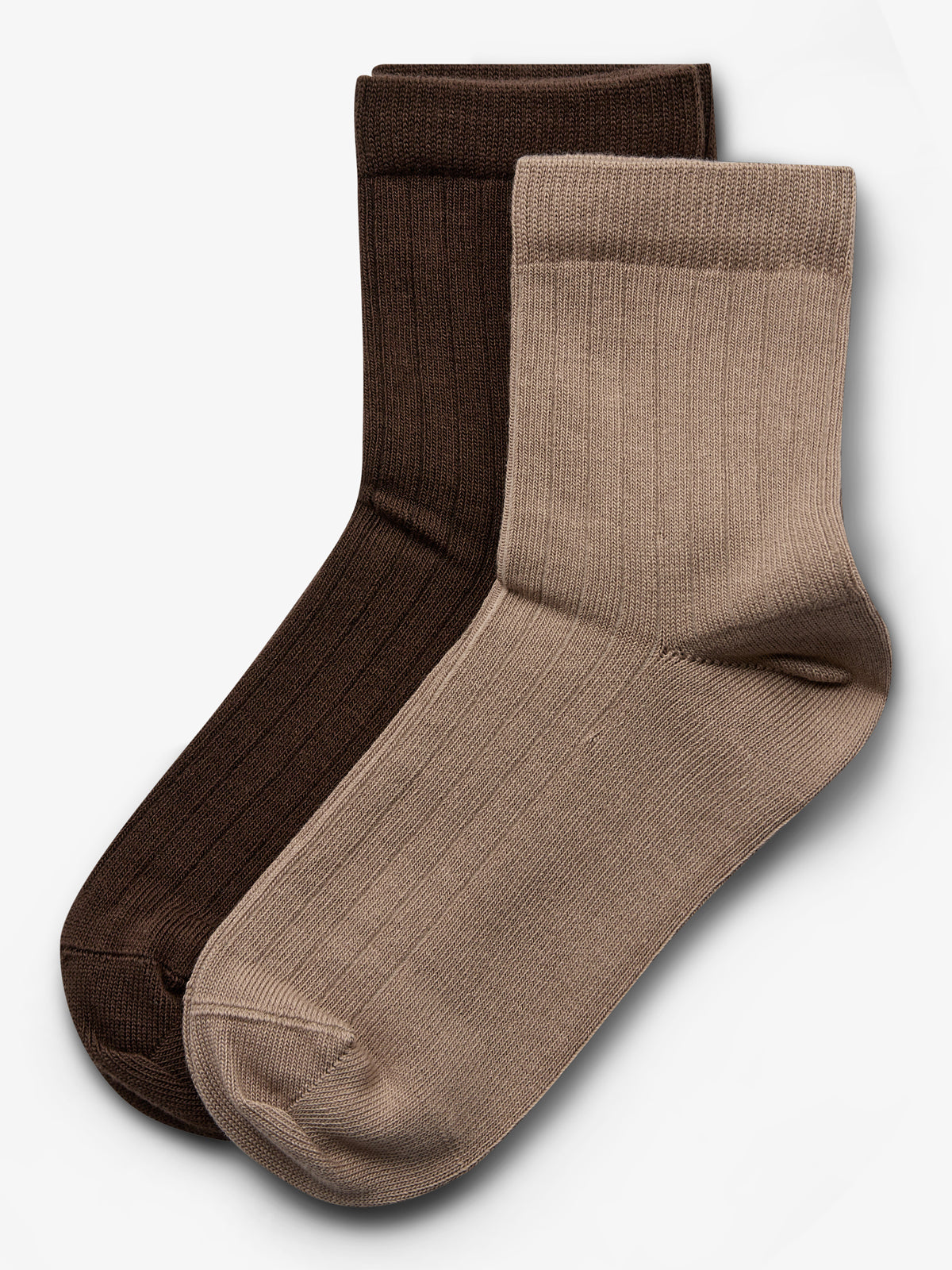 Socks 2-pack - Tween - Dark Earth/Dark Beige