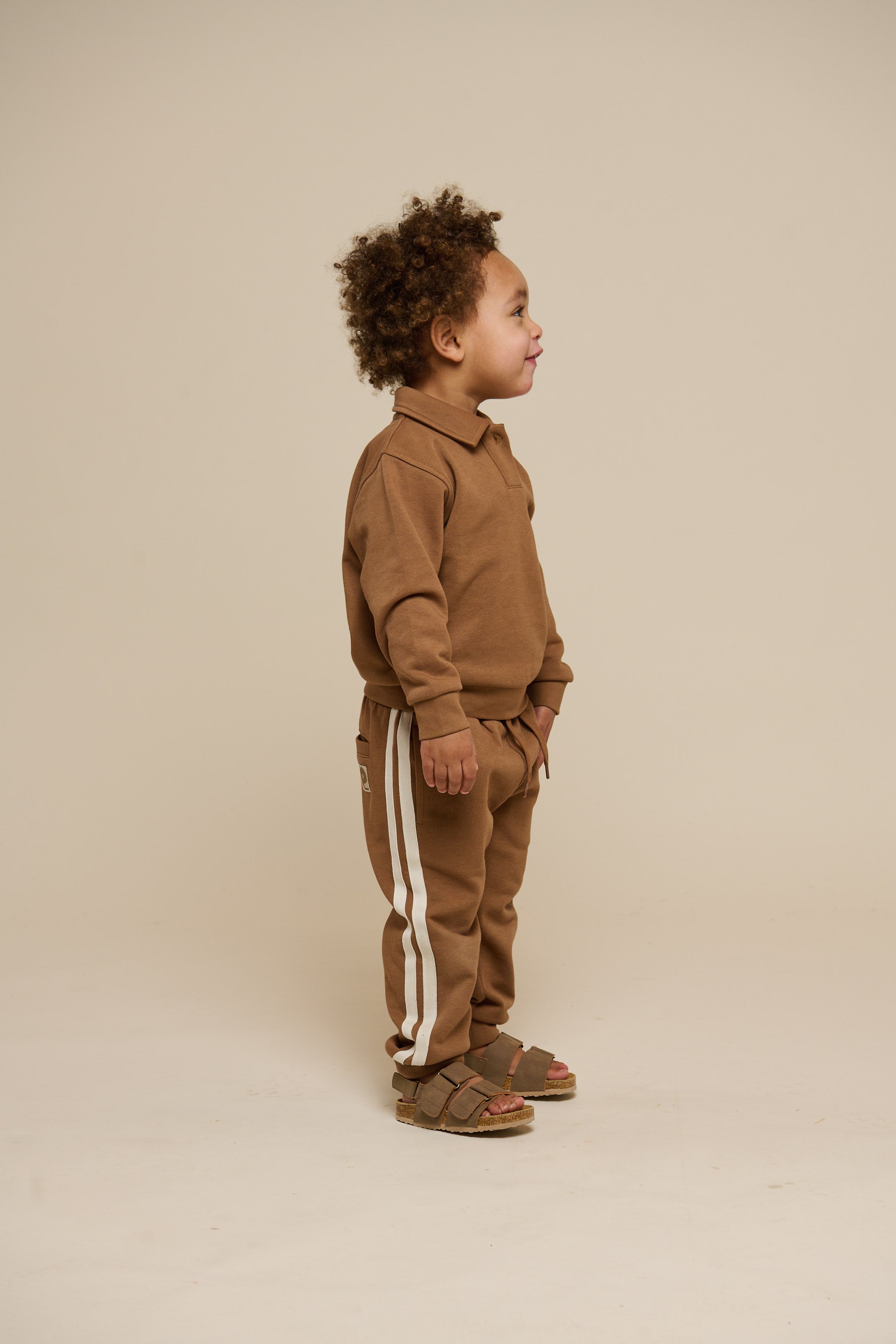 Sweat Pants with Tape - Kids - Coconut | 101259 Carter
