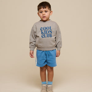 Crewneck Sweatshirt - Kids - Grey melange | 101161 Nathan
