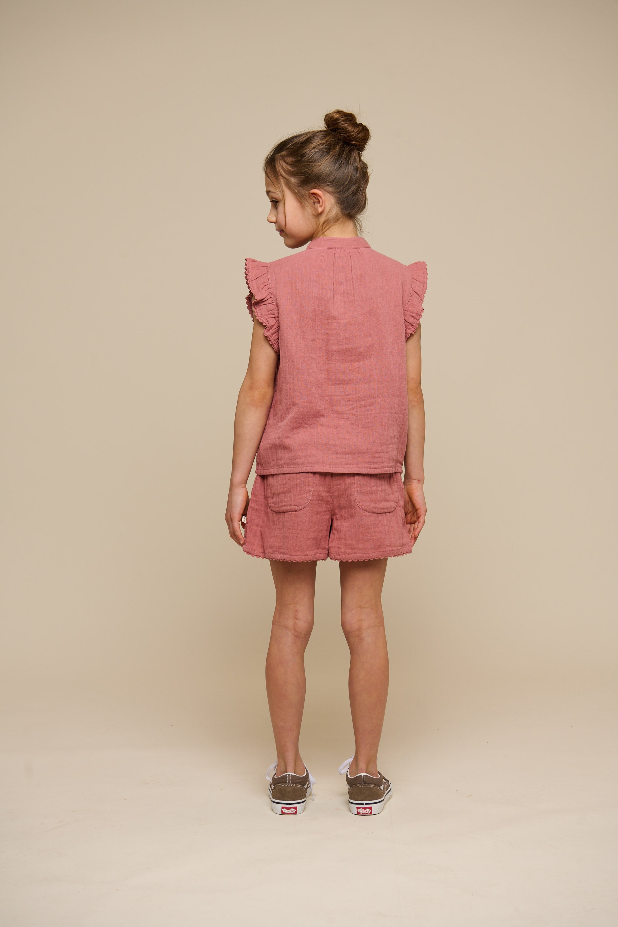 Gauze Shorts - Tween - Old Rose | 100927 Jasmine