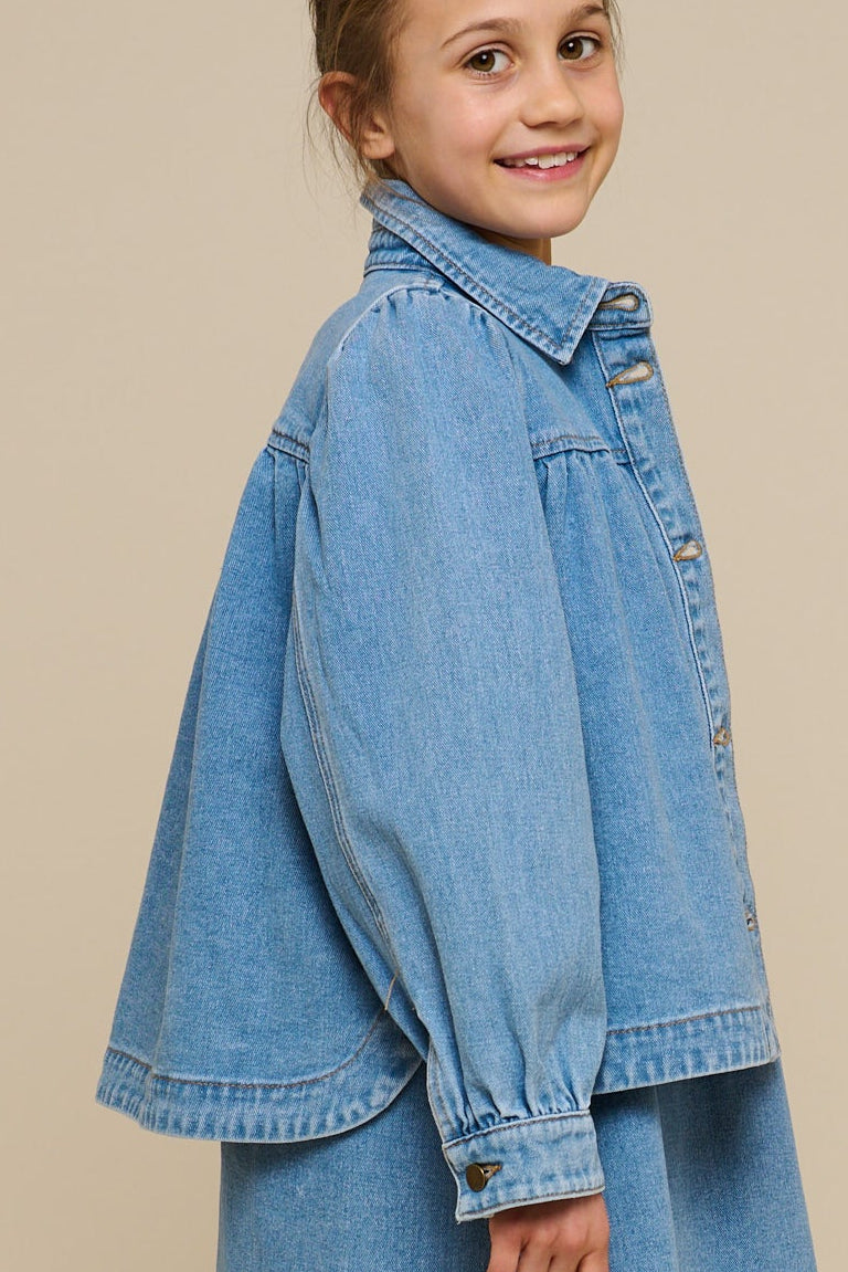 Denim Jacket - Tween - Light Blue Denim | 101015 Vera