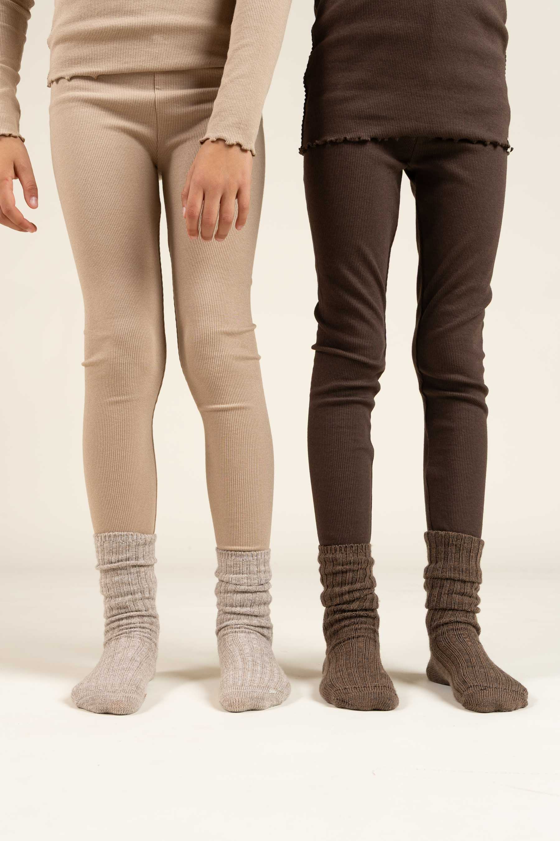 MP Wool Slouch Socks - All - Chocolate Melange | 100902 MP Quinn Socks