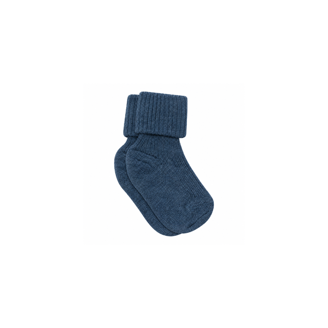 MP Little Wool Rib Socks - Kids - Blue Melange | 101726 MP 589