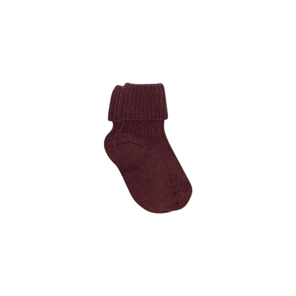 MP Little Wool Rib Socks - Kids - Bordeaux | 101727 MP 589