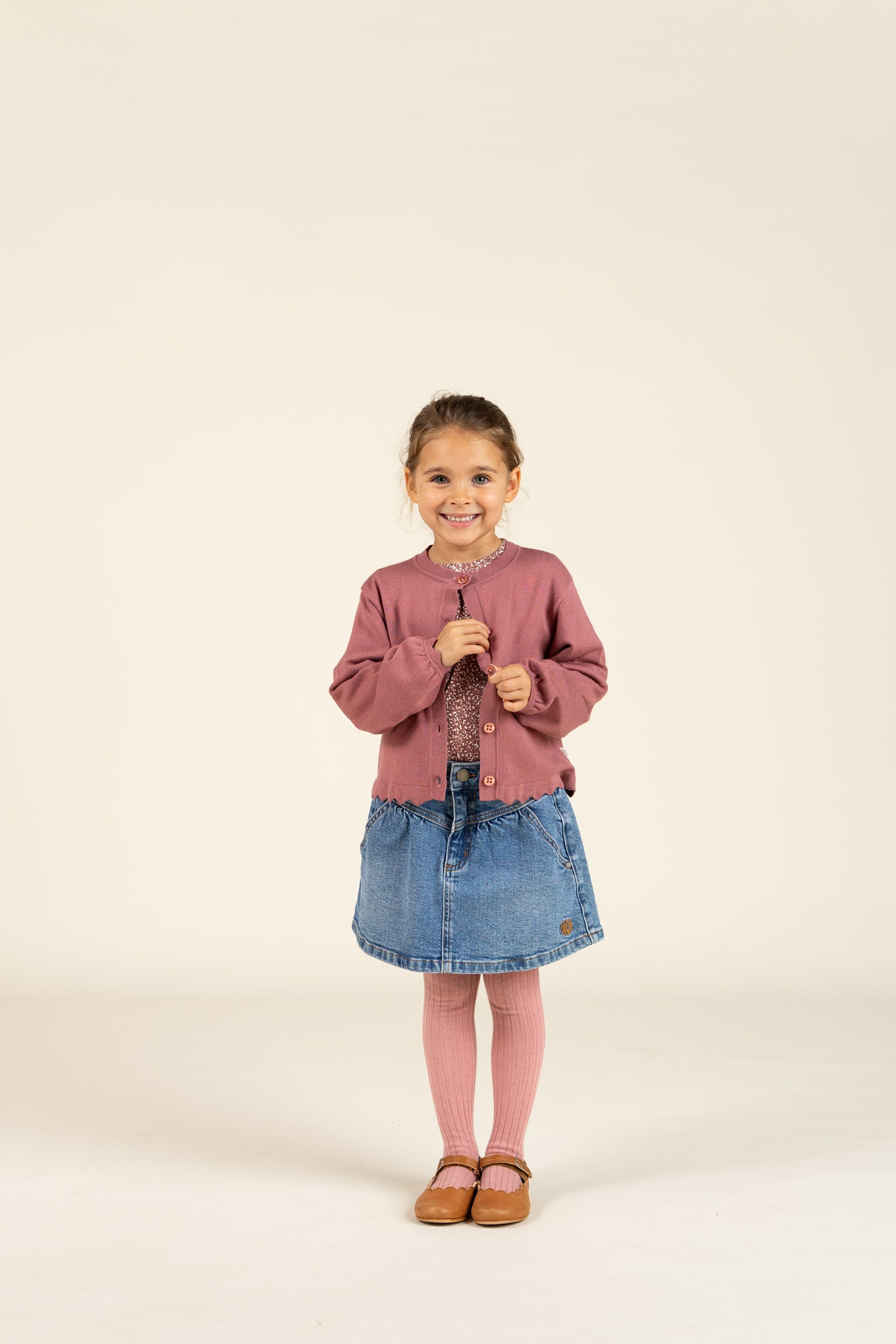 Cardigan - Kids - Vintage Red | 100828 Nicole