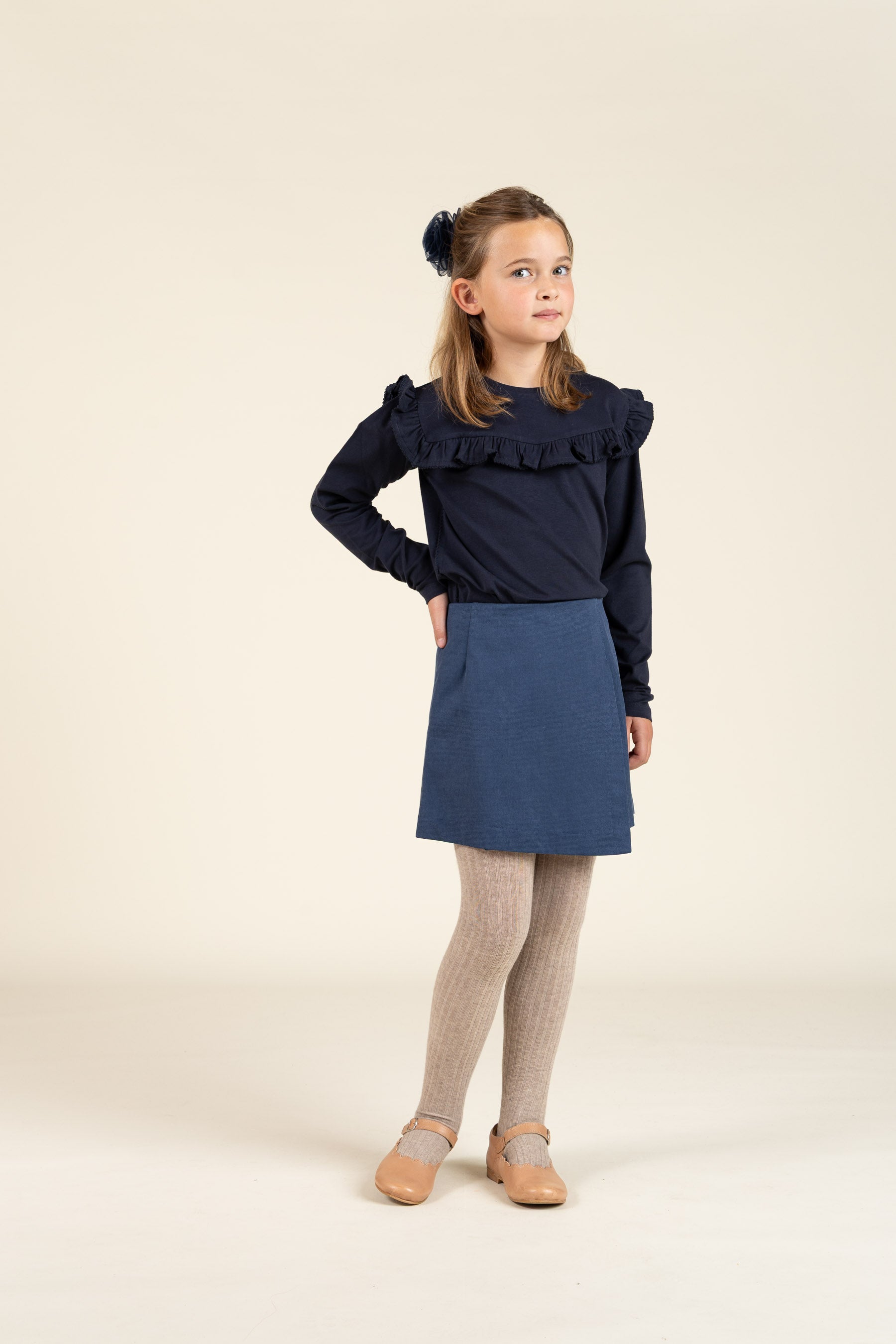 Tencel Skirt - Tween - Dusty Cobalt | 100131 Asta