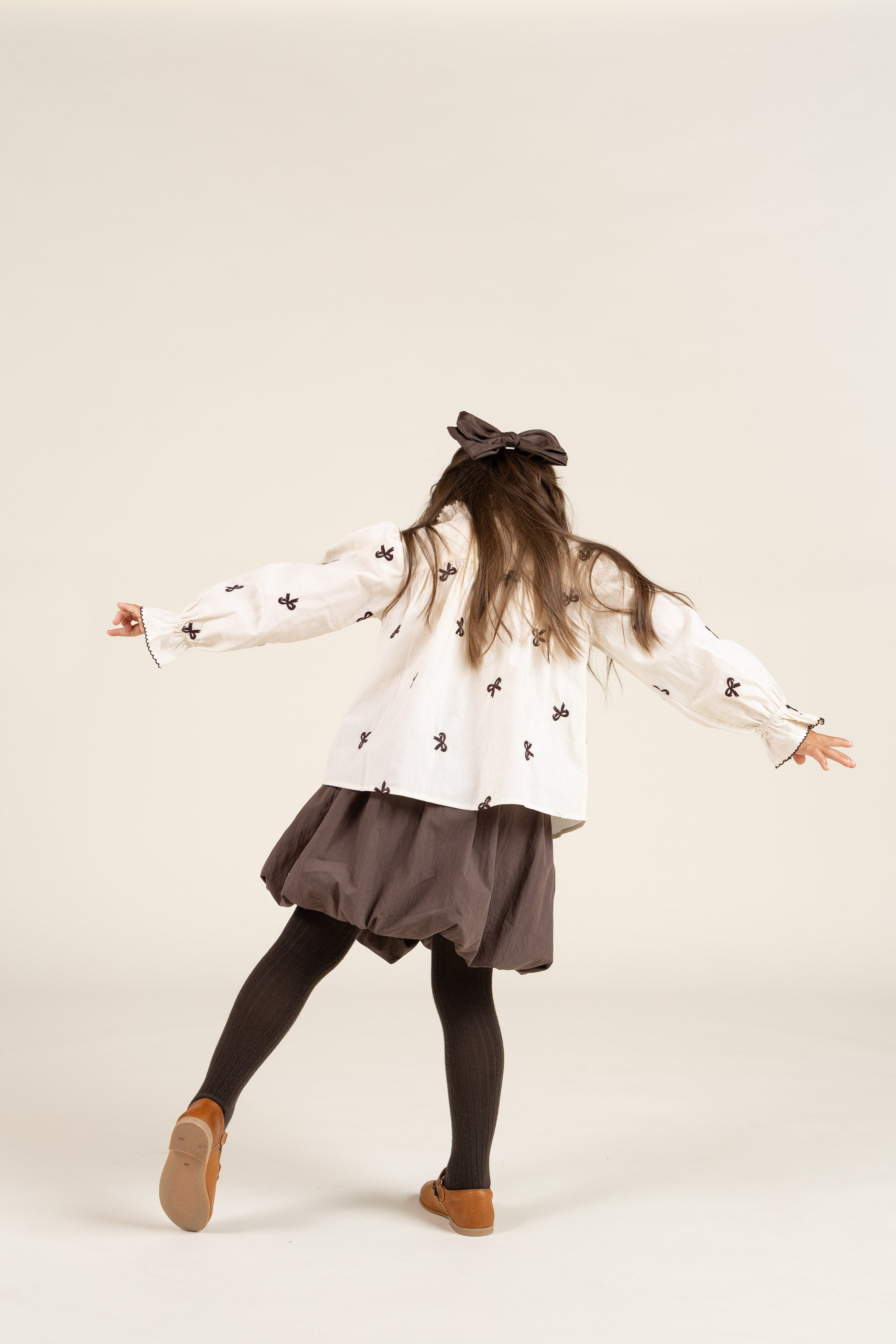 Baloon Skirt - Kids - Chocolate | 100666 Liliana