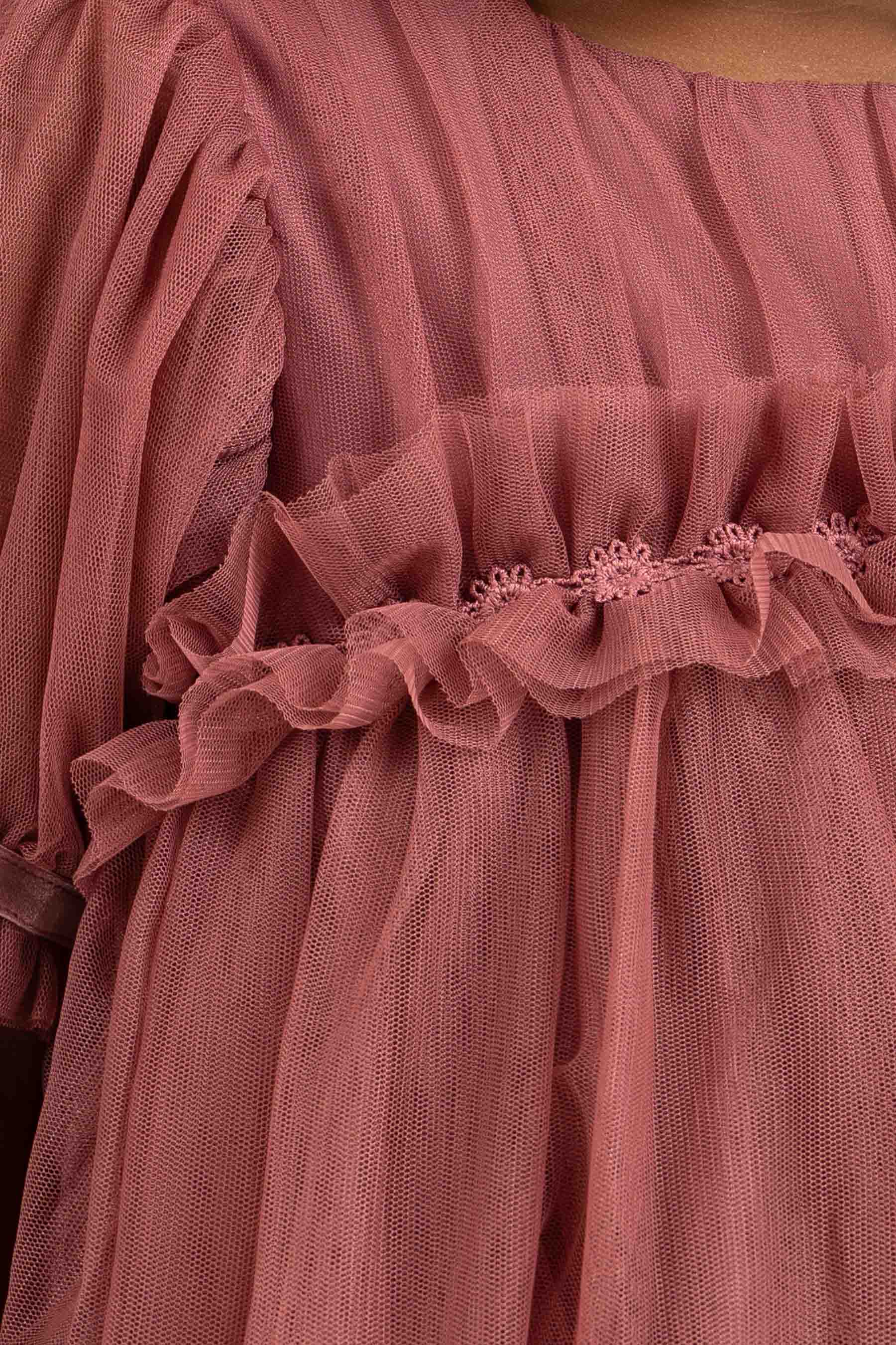 Tulle Dress - All - Vintage Red | 100671 Mille