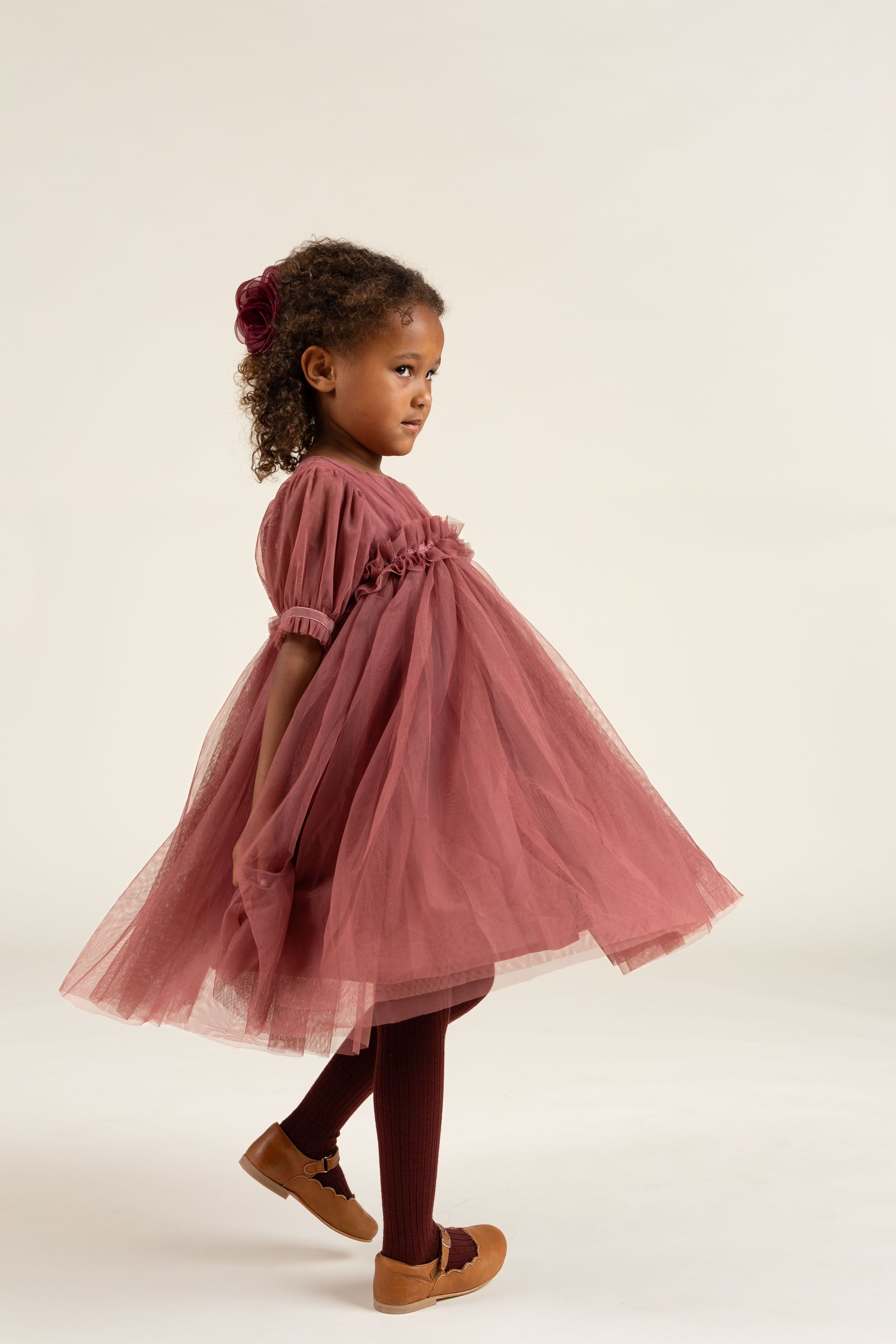 Tulle Dress - All - Vintage Red | 100671 Mille