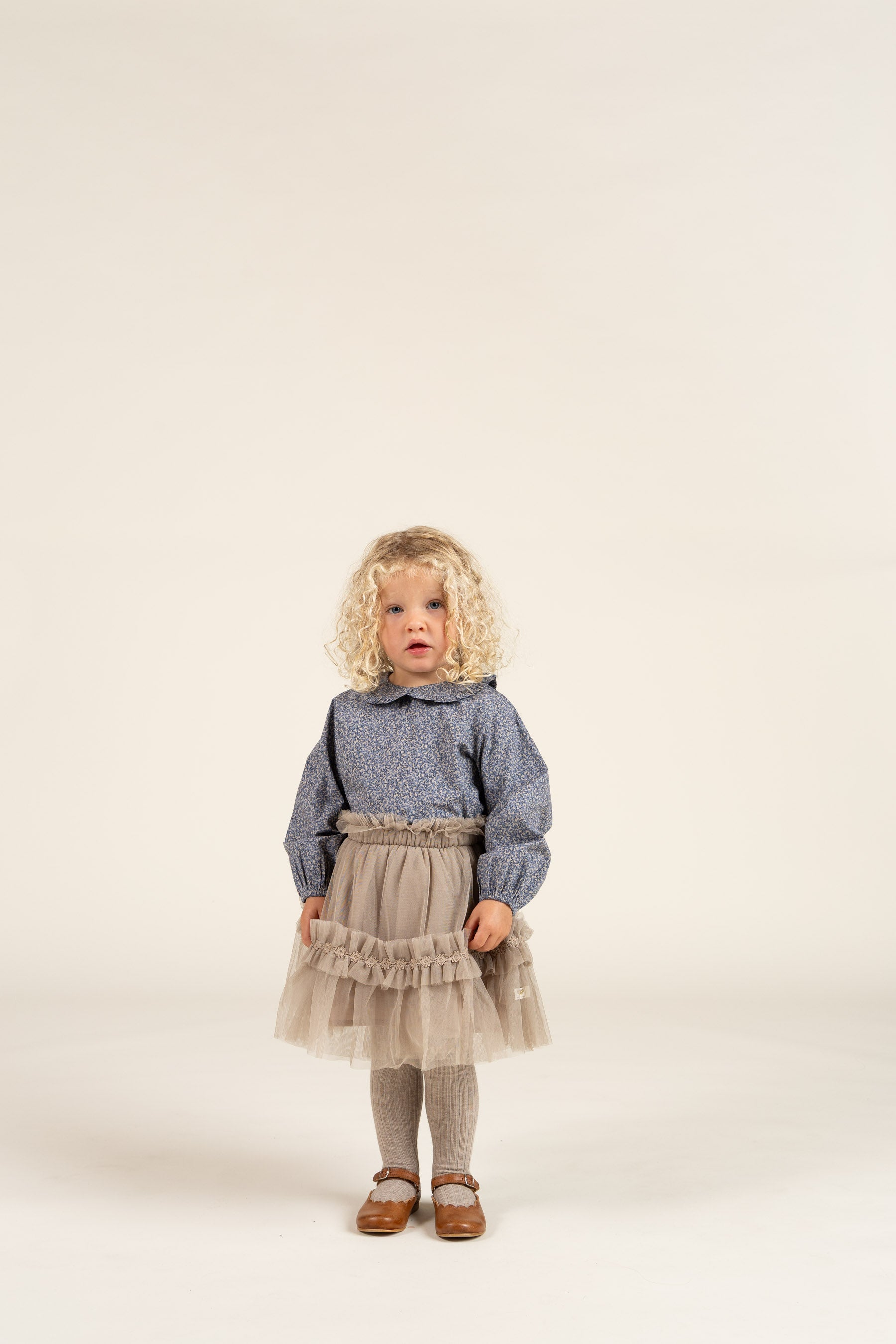 Tulle Skirt - All - Caffe Latte | 100670 Mille