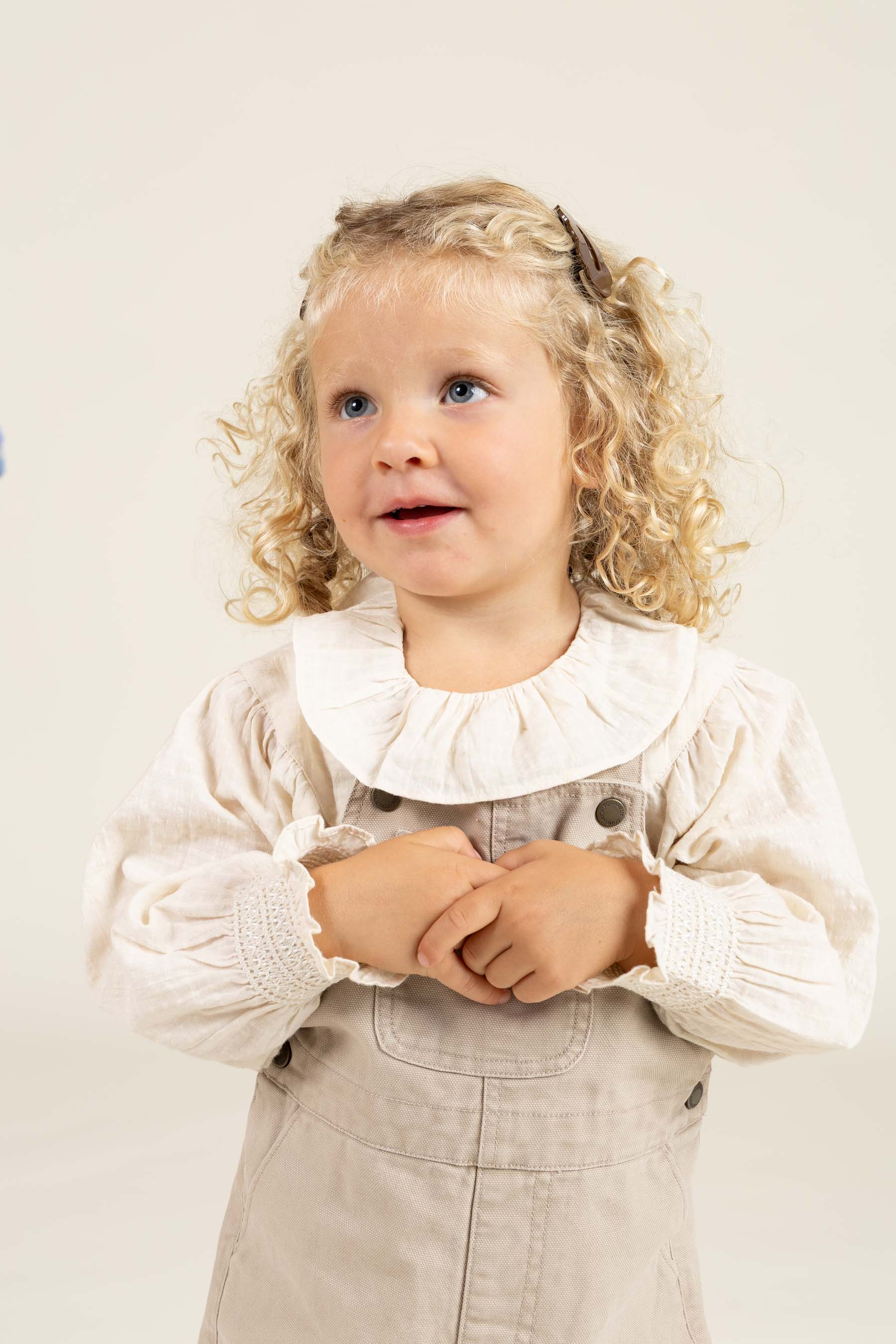 Canvas Overalls - Kids - Greige | 100119 Dereck