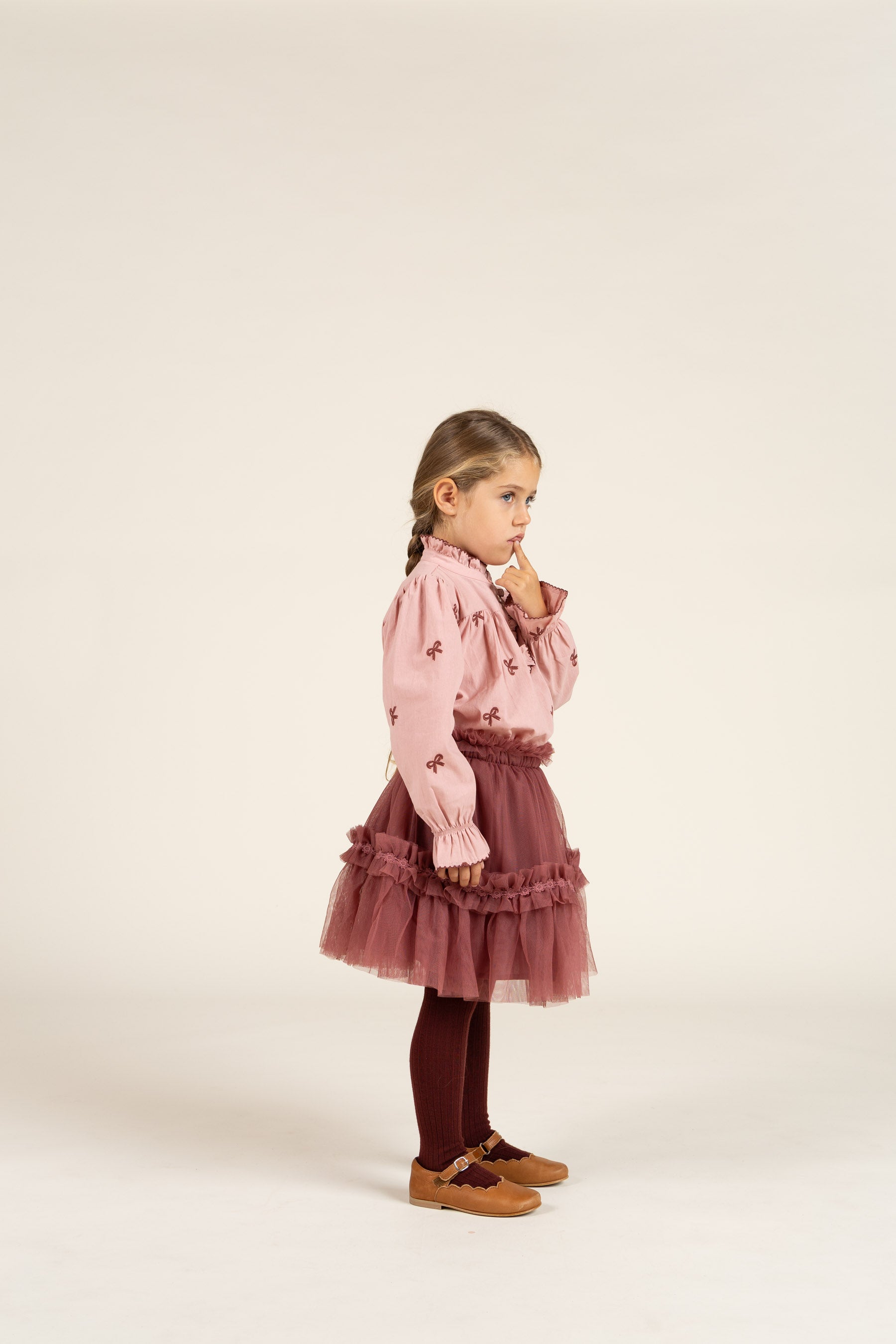 Tulle Skirt - All - Vintage Red | 100669 Mille