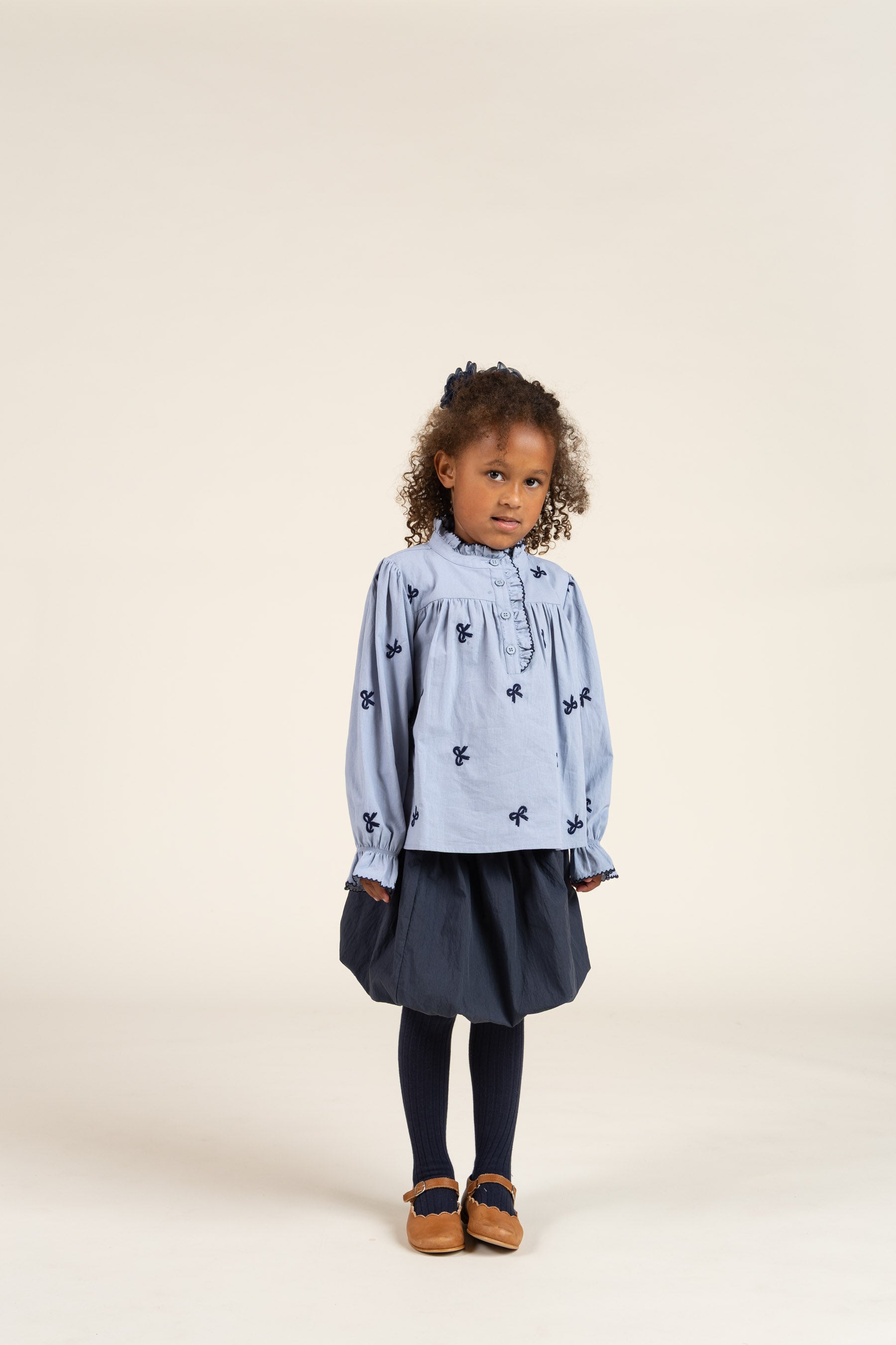 Baloon Skirt - Kids - Navy | 100664 Liliana