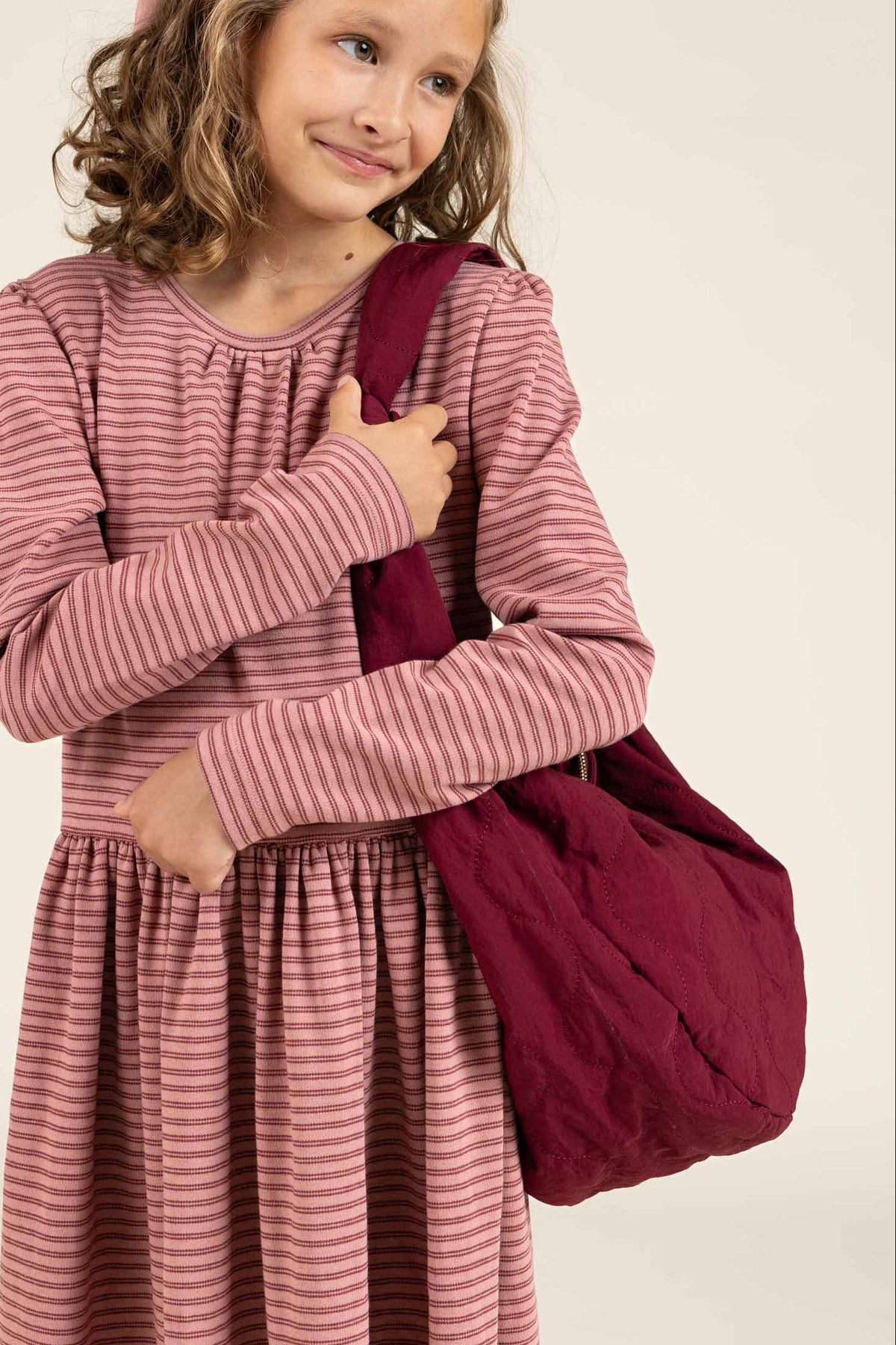 Quilted Bumbag - All - Burgundy | 100738 Bella