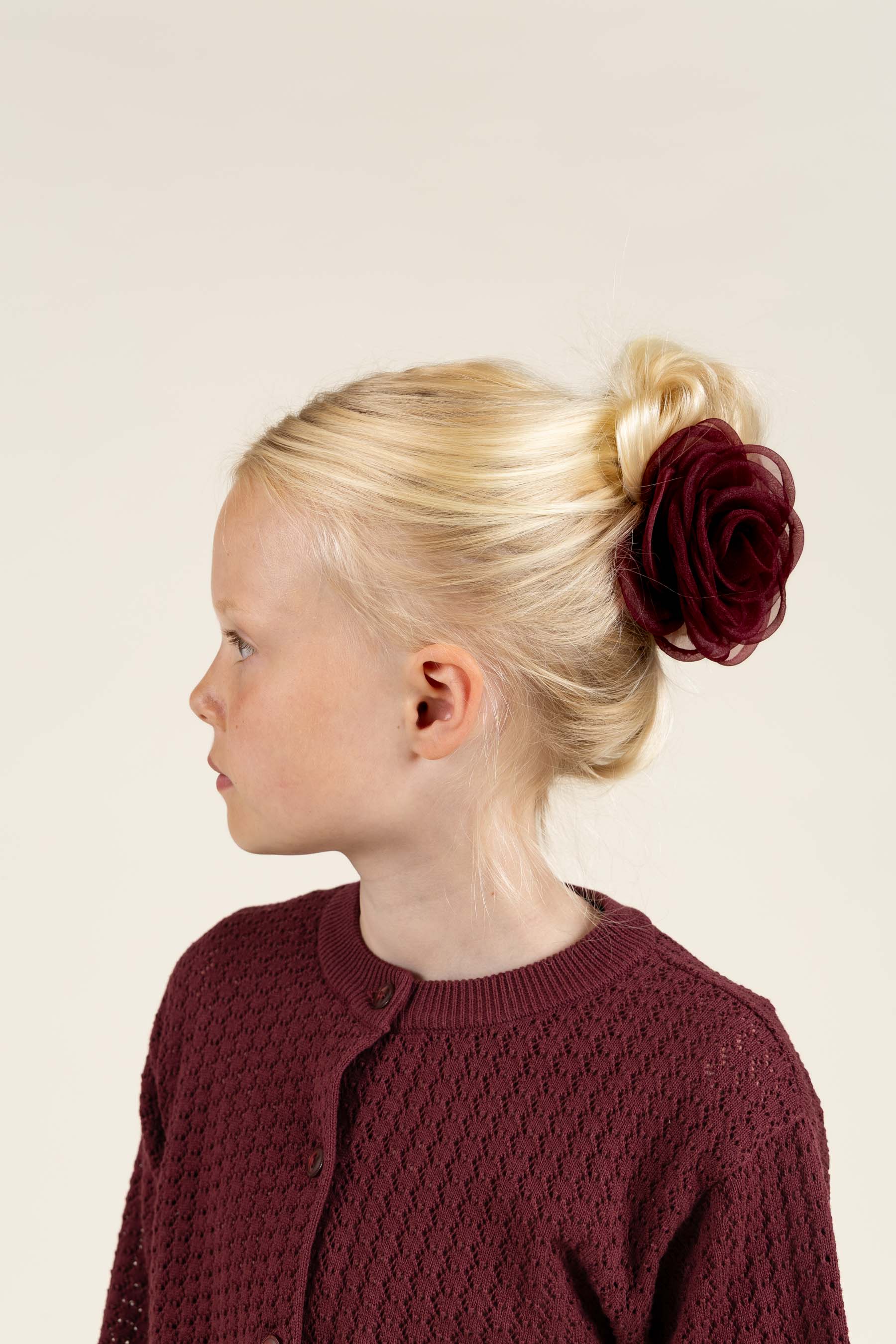 Claw Hair Clip - All - Burgundy | 100709 Rosie
