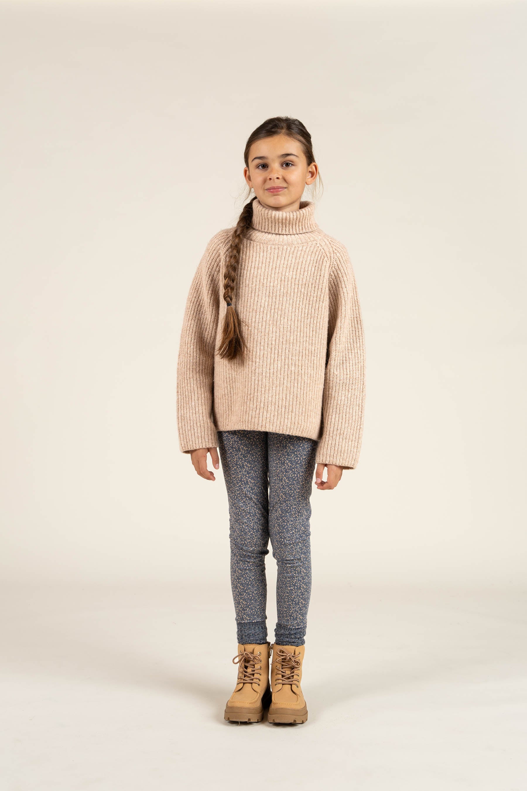 Wool Mix Sweater - All - Beige Melange | 100759 Grace