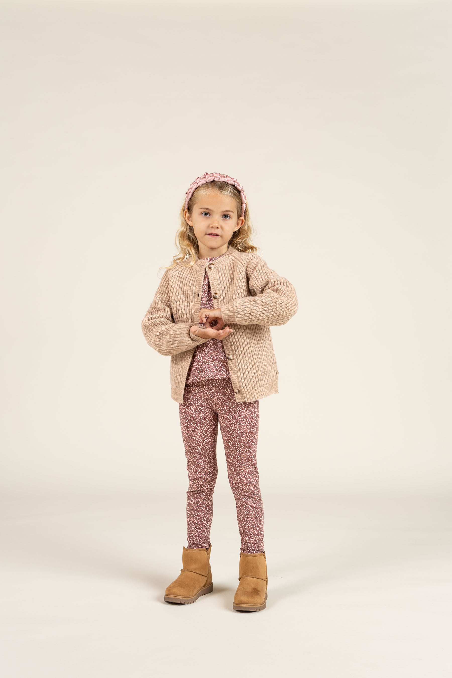 Printed Jersey Blouse - Kids - Vintage Red | 100770 Ada