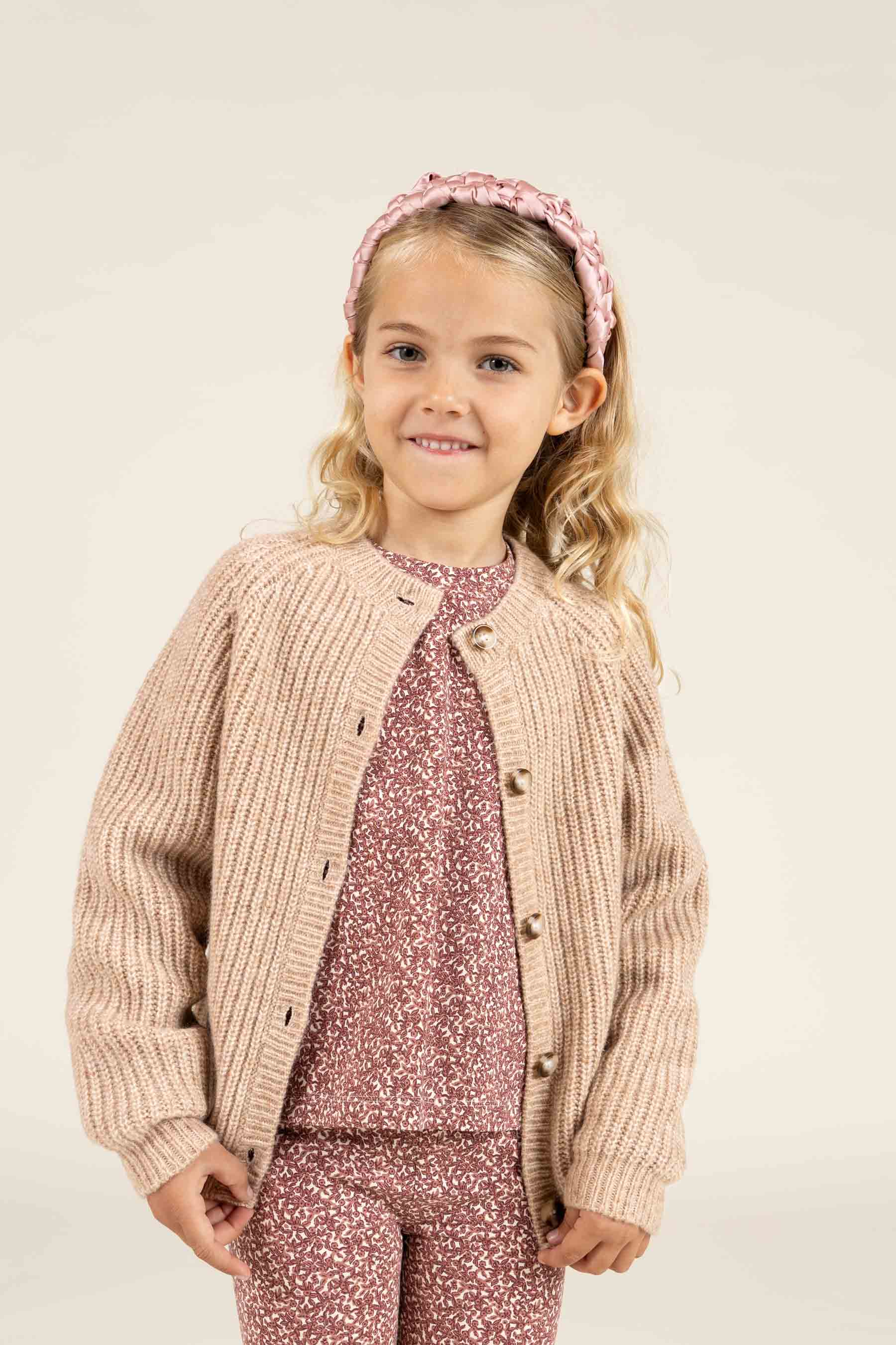 Printed Jersey Blouse - Kids - Vintage Red | 100770 Ada