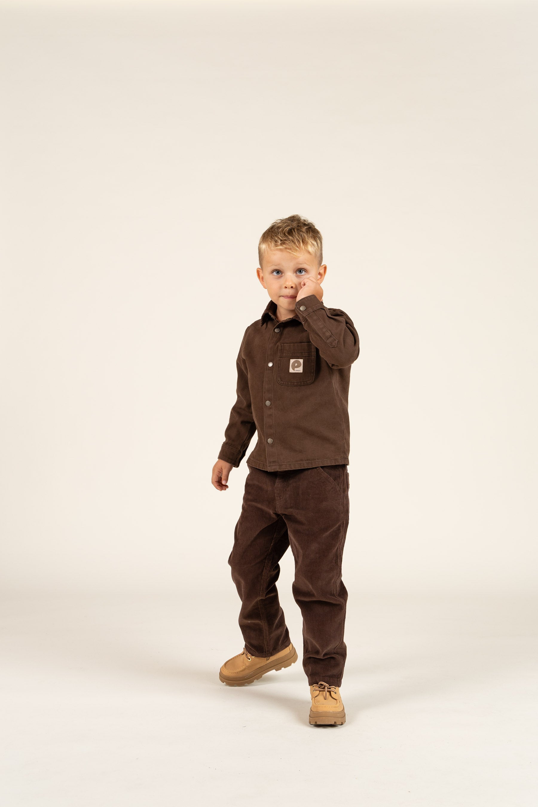 Corduroy Trousers - Kids - Chocolate | 100608 Connor