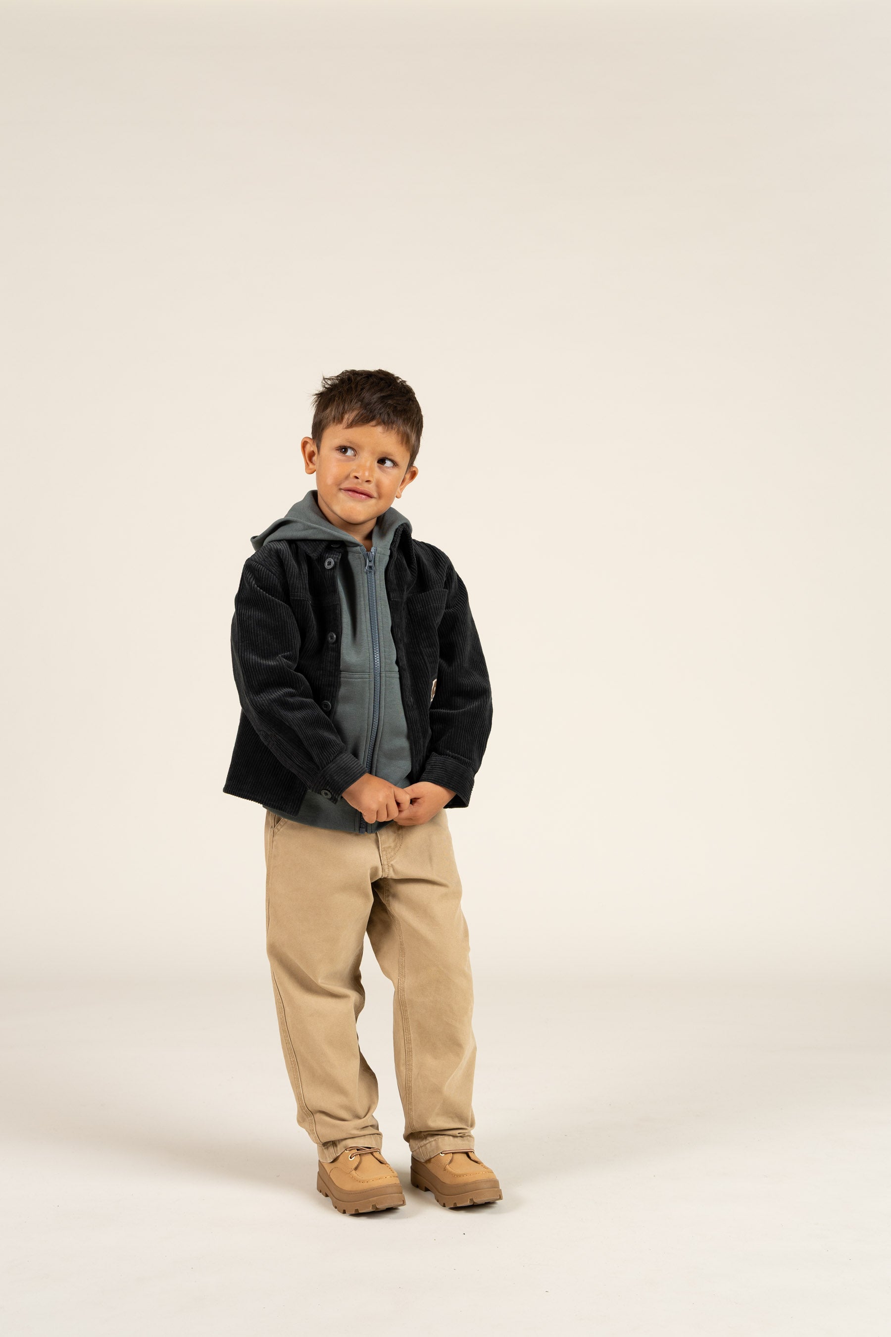 Classic Zip Hoodie - Kids - Petrol | 100218 Felix