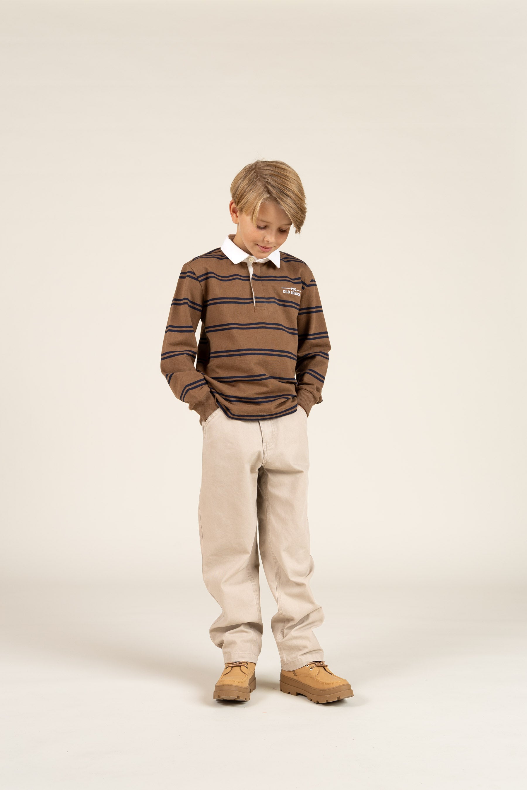 Canvas Trousers - Tween - Greige | 100336 Dereck