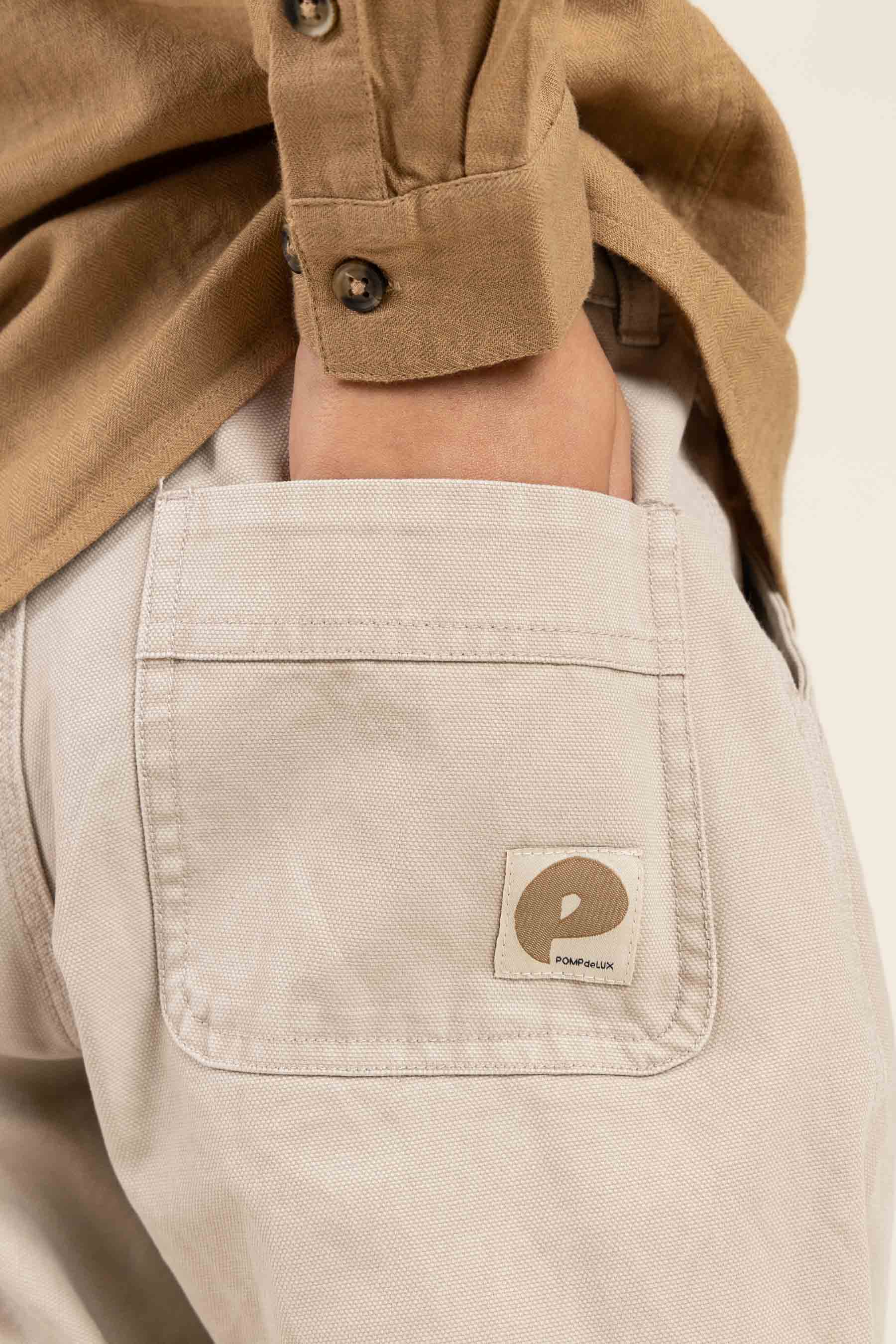 Canvas Trousers - Tween - Greige | 100336 Dereck