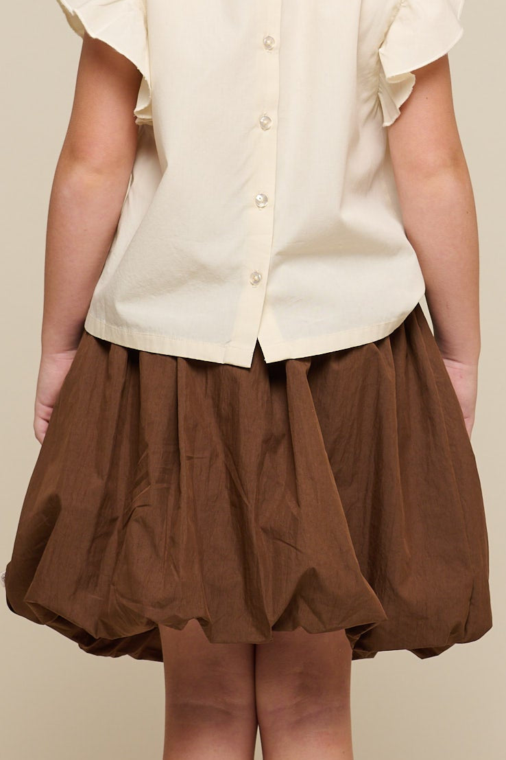 Balloon Skirt - Tween - Coconut | 101029 Liliana
