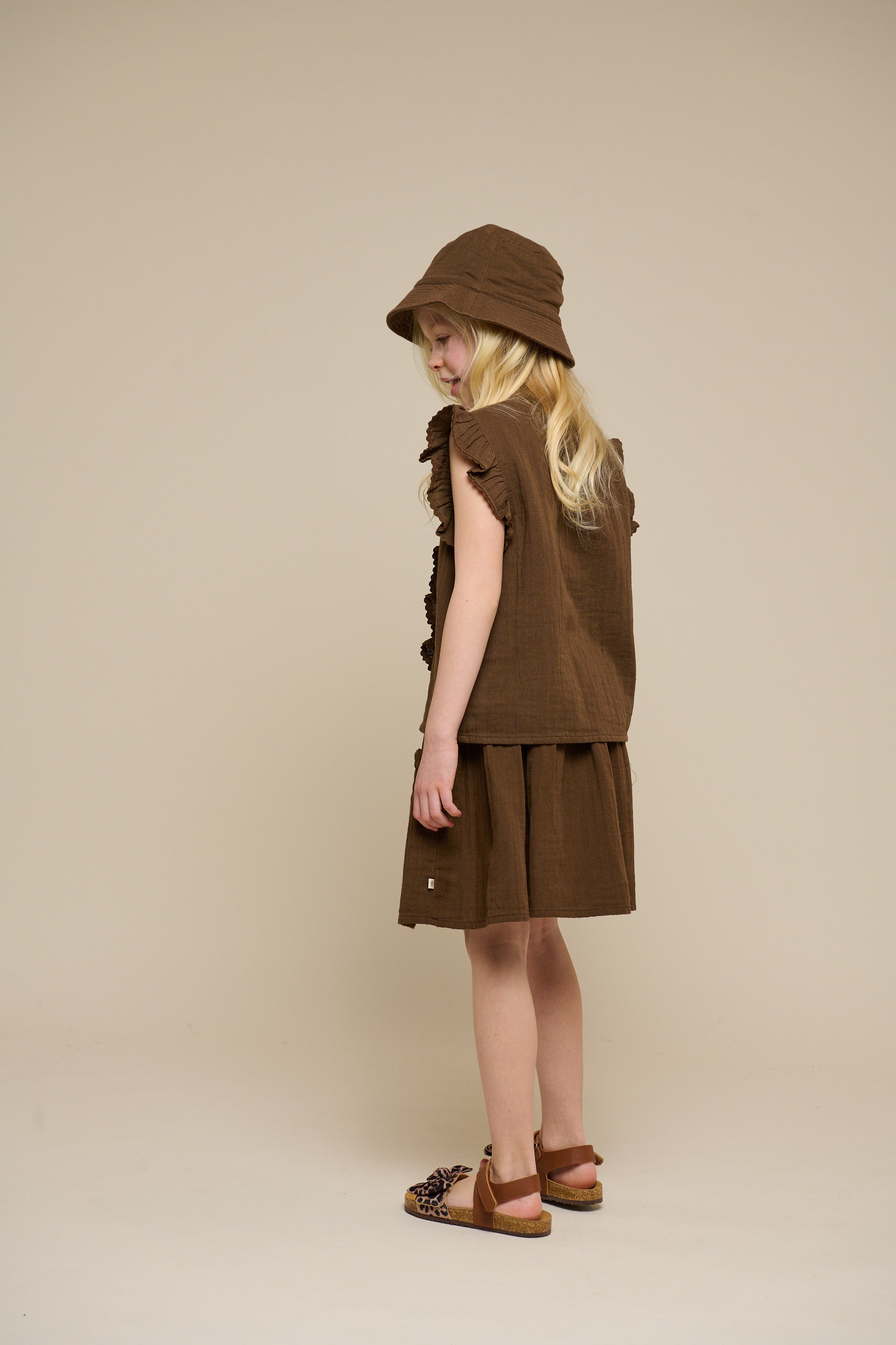 Gauze Skirt - Tween - Dark Brown | 100935 Jasmine