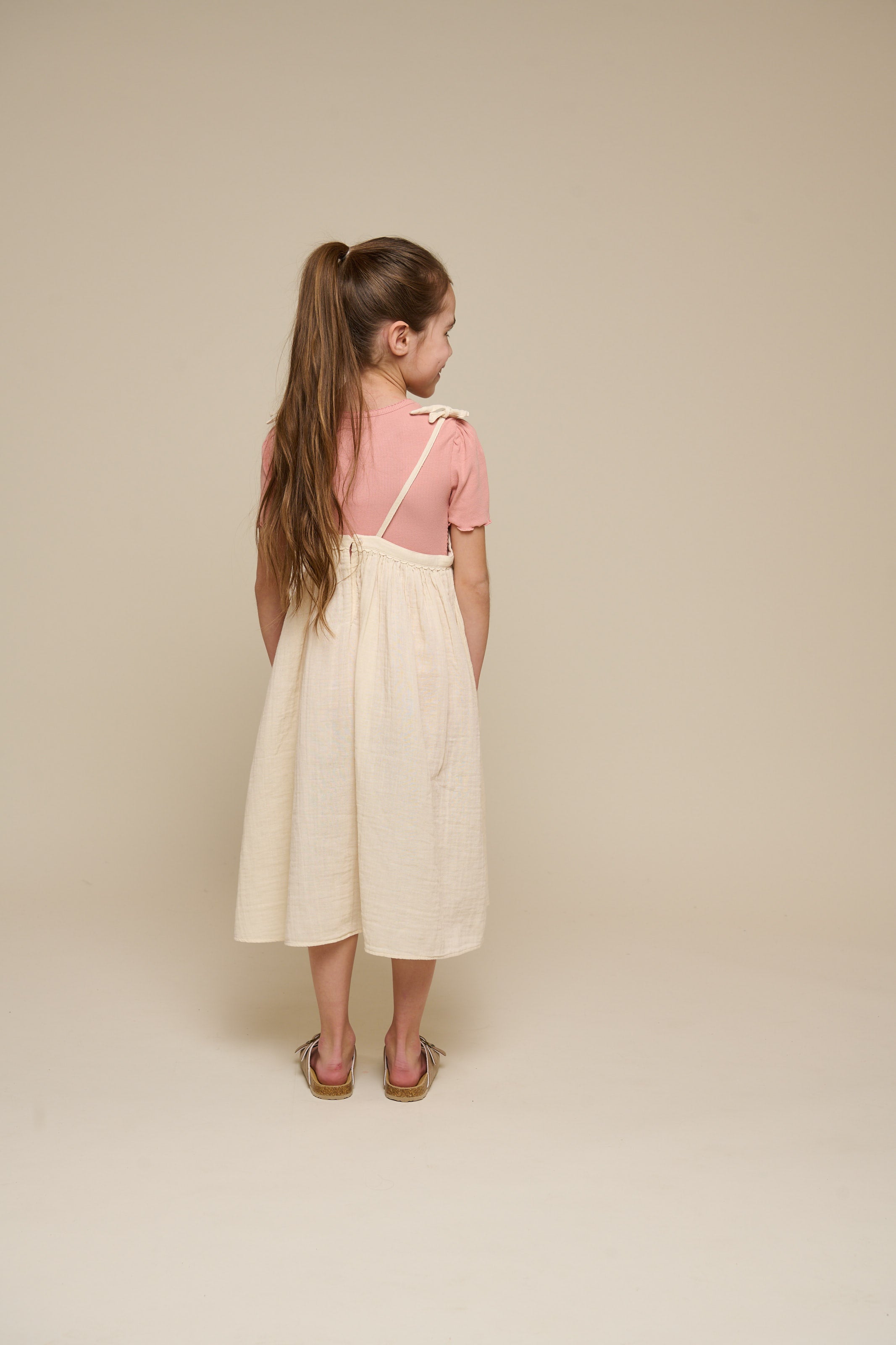 Gauze Strap Dress - Tween - Off White | 100911 Jasmine