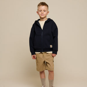 Scuba Zip Hoodie - Tween - Dark Navy | 100640 Liam