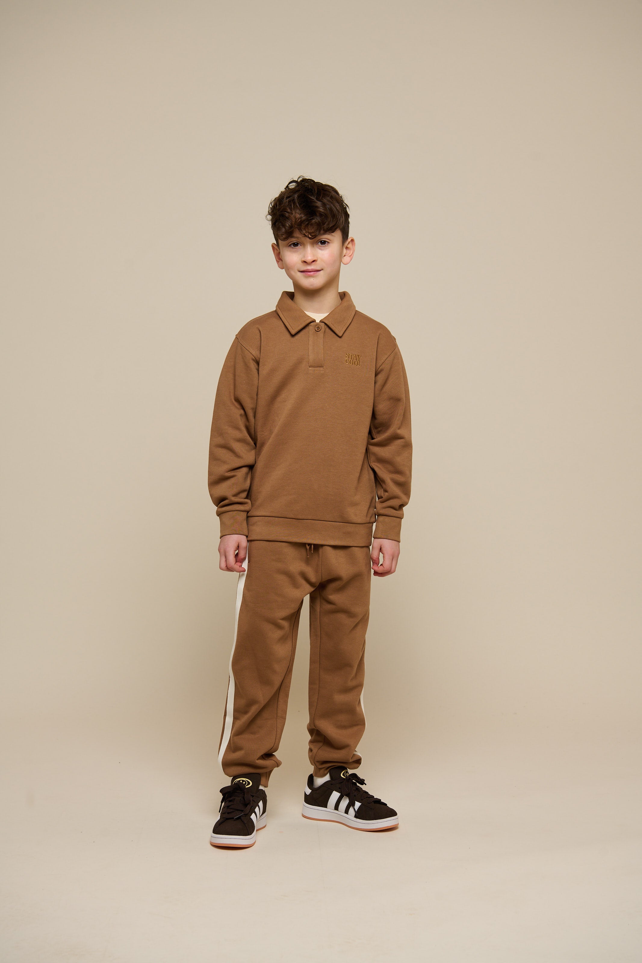 Sweat Pants with Tape - Tween - Coconut | 101260 Carter