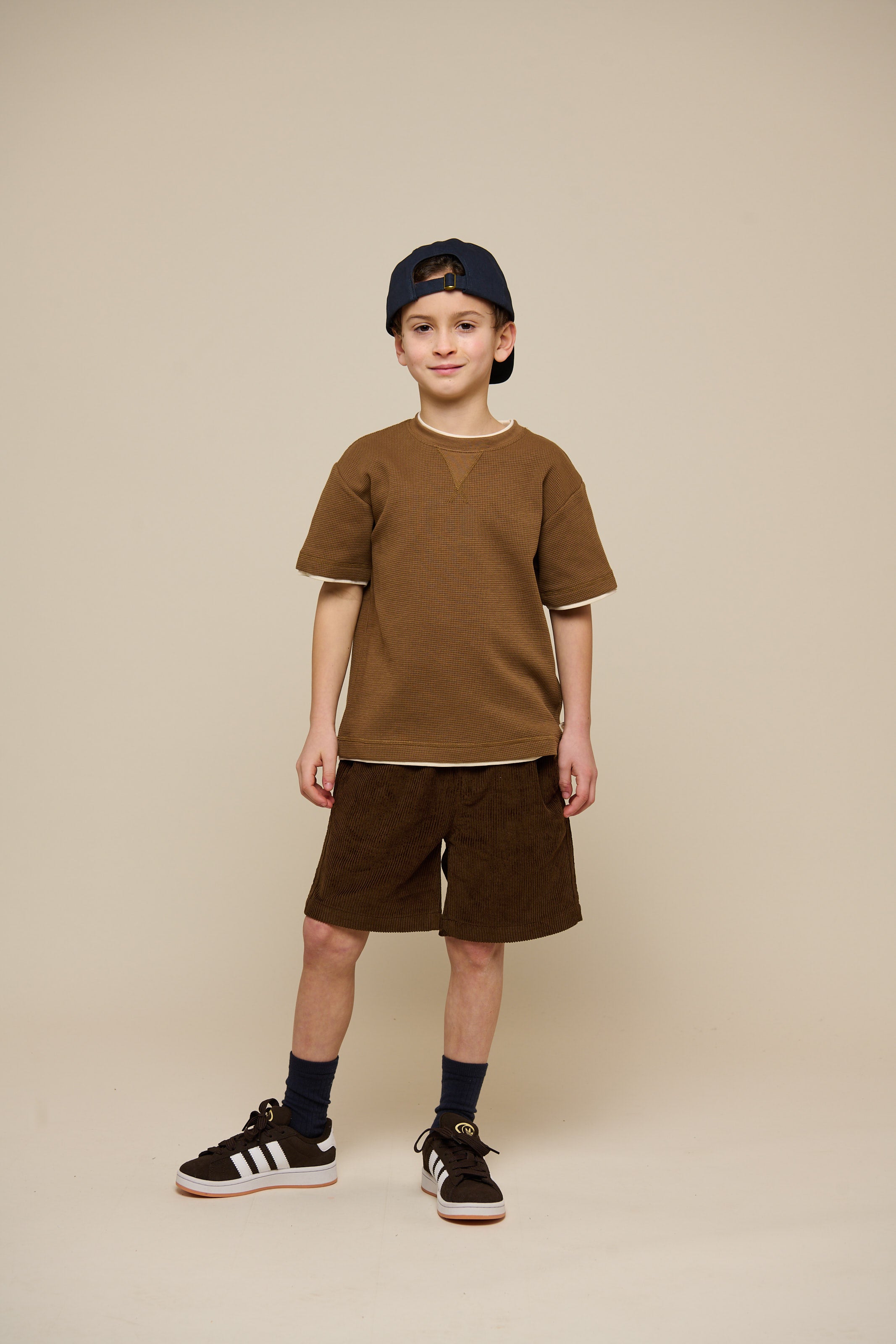 Pull-On Corduroy Shorts - Tween - Dark Brown | 101105 Tobias