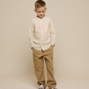 Canvas Trousers - Tween - Khaki | 101133 Isack